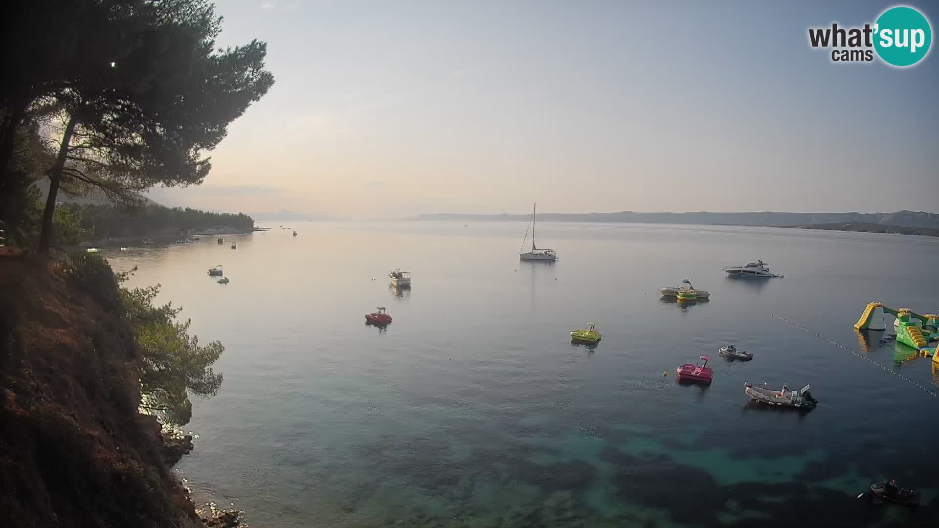 Webcam Potočine Beach Bol – Live View of Borak Beach, Brač Island