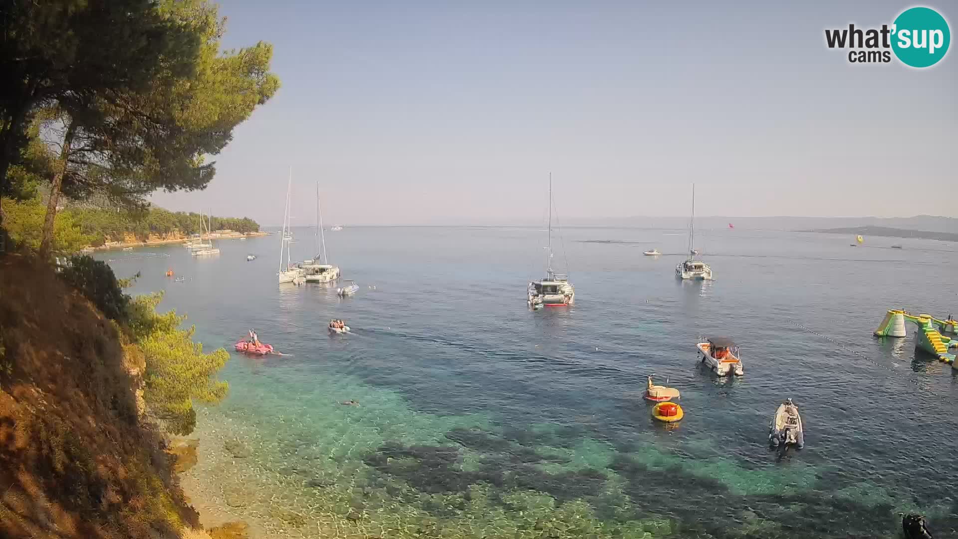 Webcam Strand Potočine Bol – Liveblick auf Borak Beach, Insel Brač