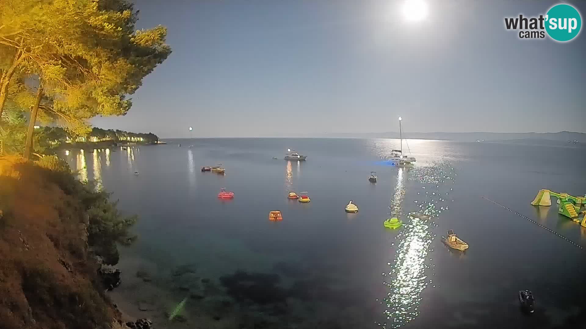Webcam plage Potočine Bol – Vue en direct sur Borak Beach, île de Brač