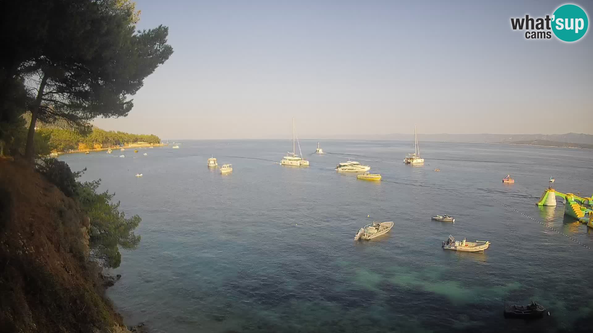 Webcam plage Potočine Bol – Vue en direct sur Borak Beach, île de Brač