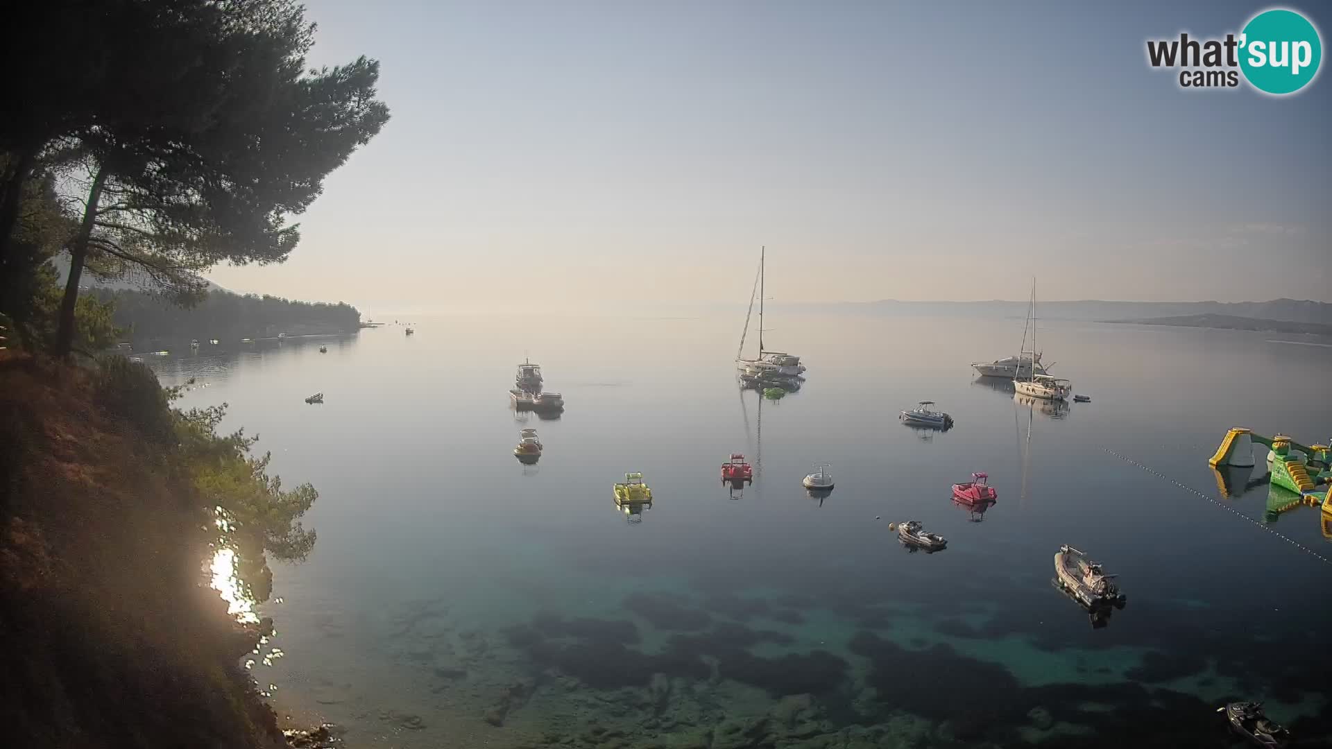 Webcam Playa Potočine Bol – Vista en vivo de Borak Beach, Isla de Brač