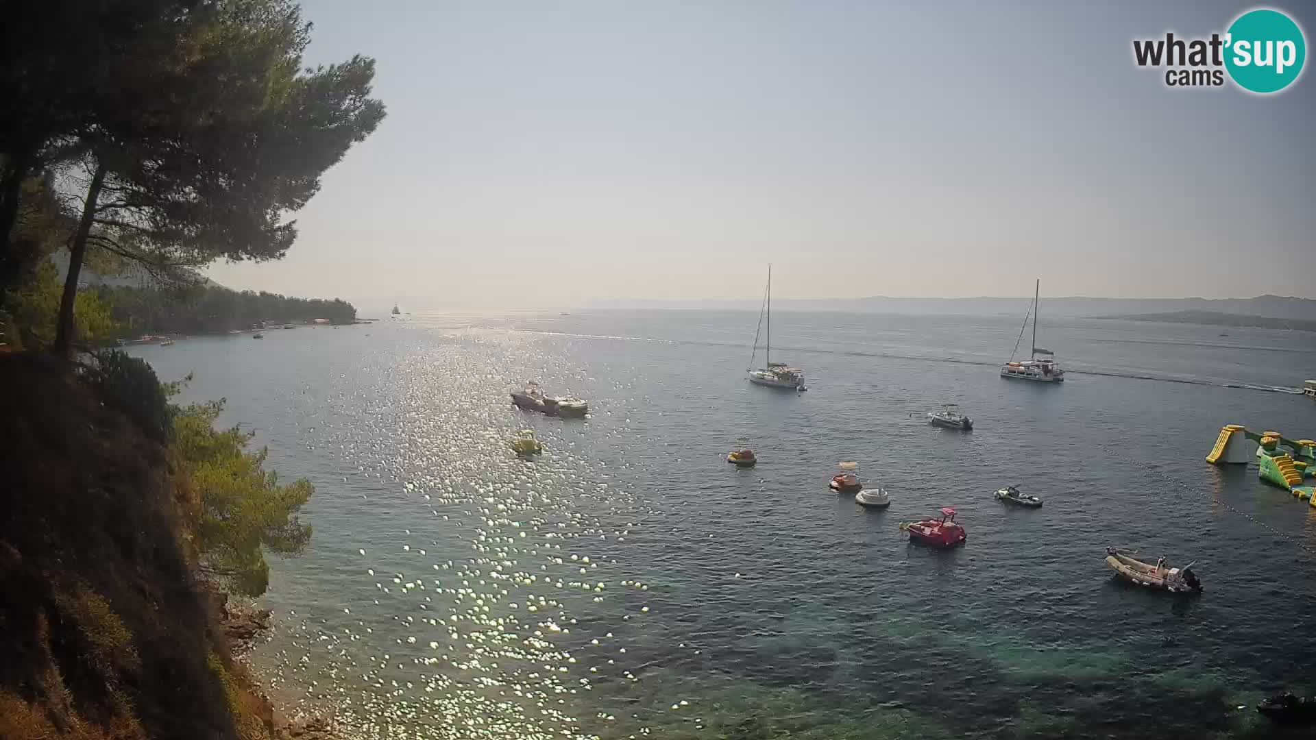 Webcam Strand Potočine Bol – Liveblick auf Borak Beach, Insel Brač