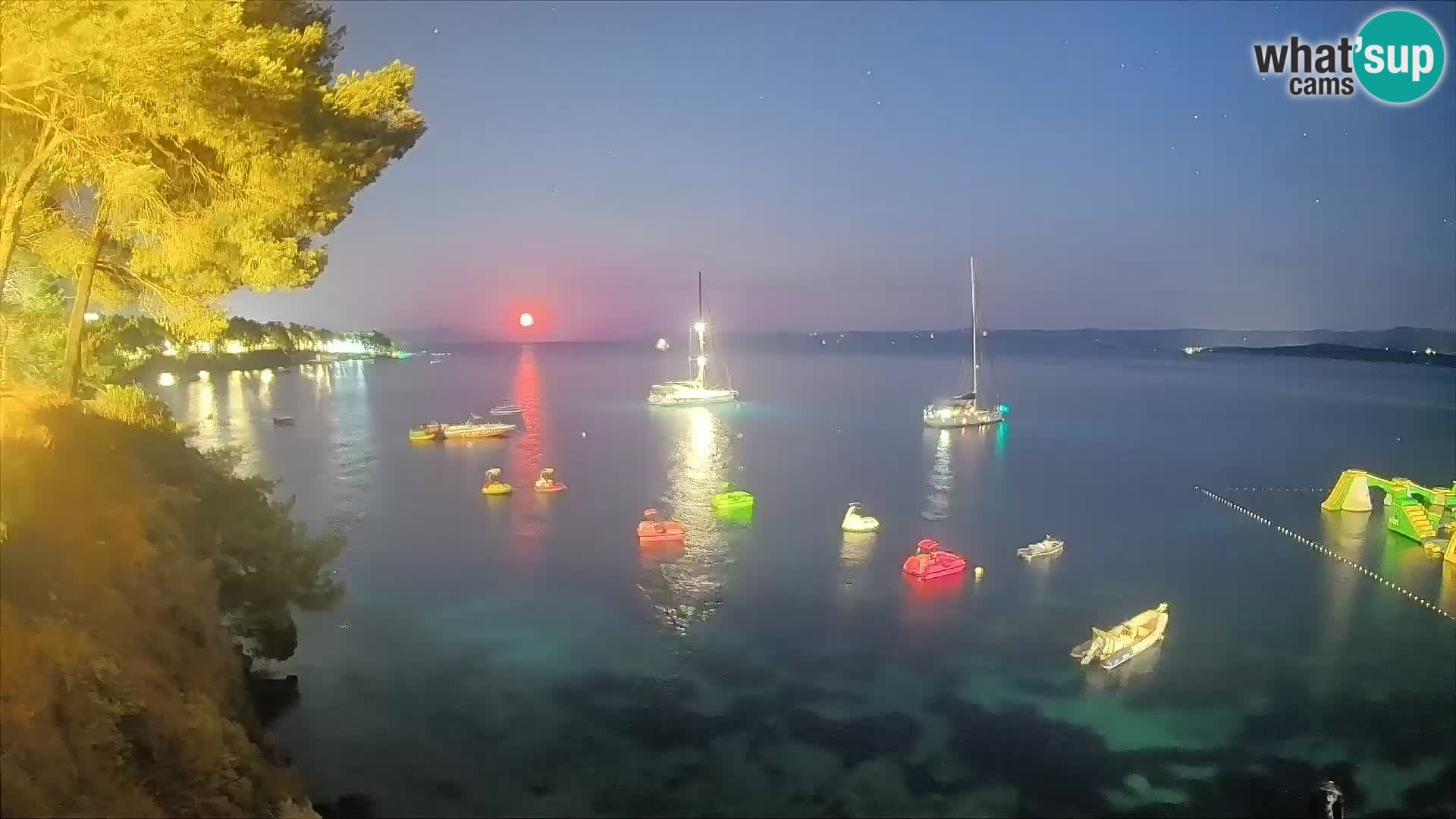 Webcam Potočine Beach Bol – Live View of Borak Beach, Brač Island