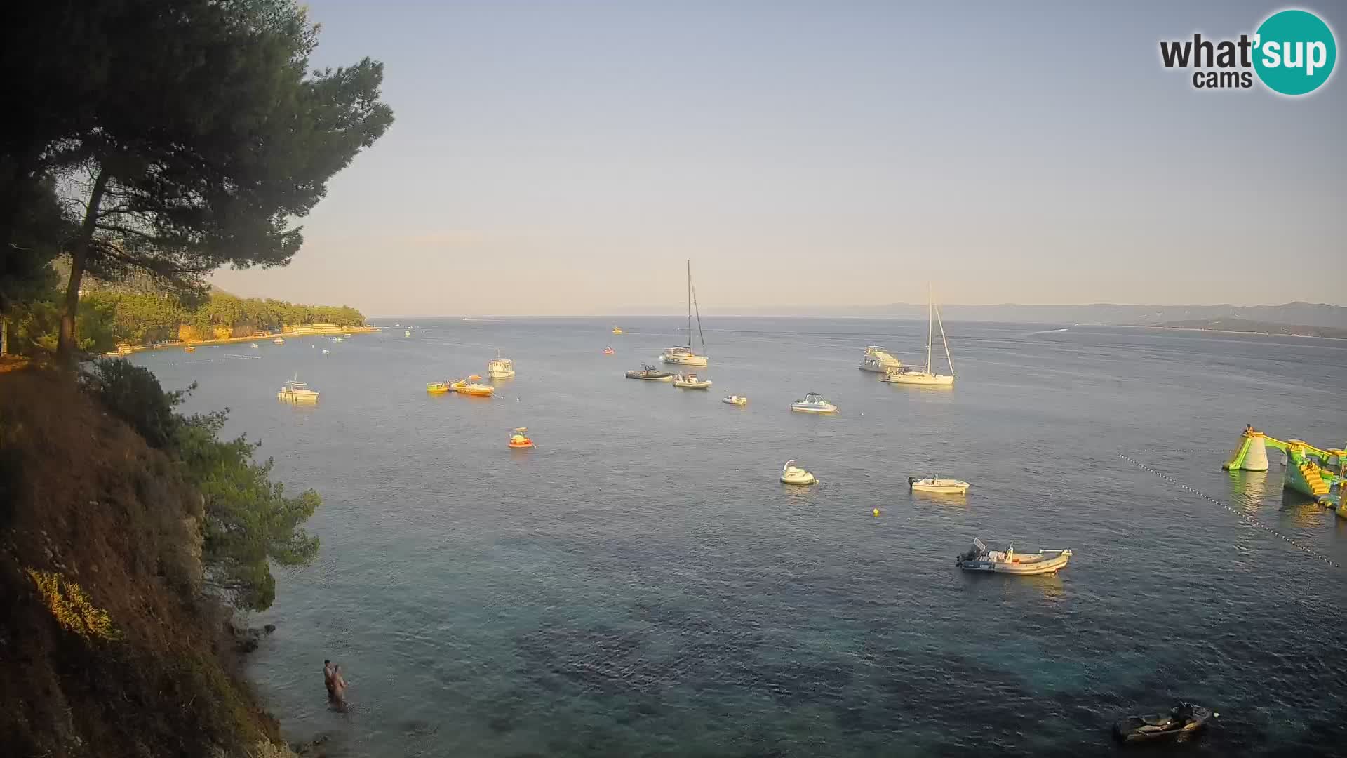 Webcam Potočine Beach Bol – Live View of Borak Beach, Brač Island