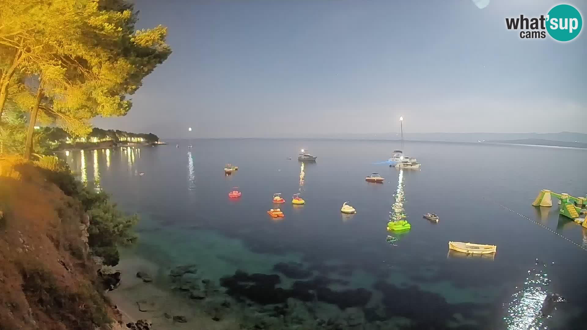 Webcam Strand Potočine Bol – Liveblick auf Borak Beach, Insel Brač