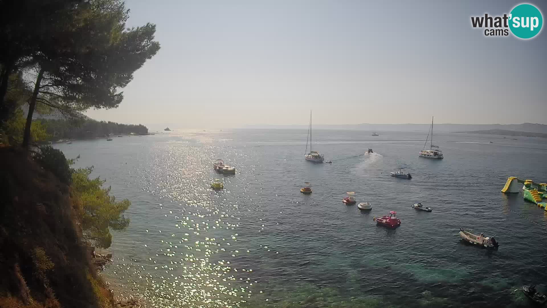 Webcam Potočine Beach Bol – Live View of Borak Beach, Brač Island