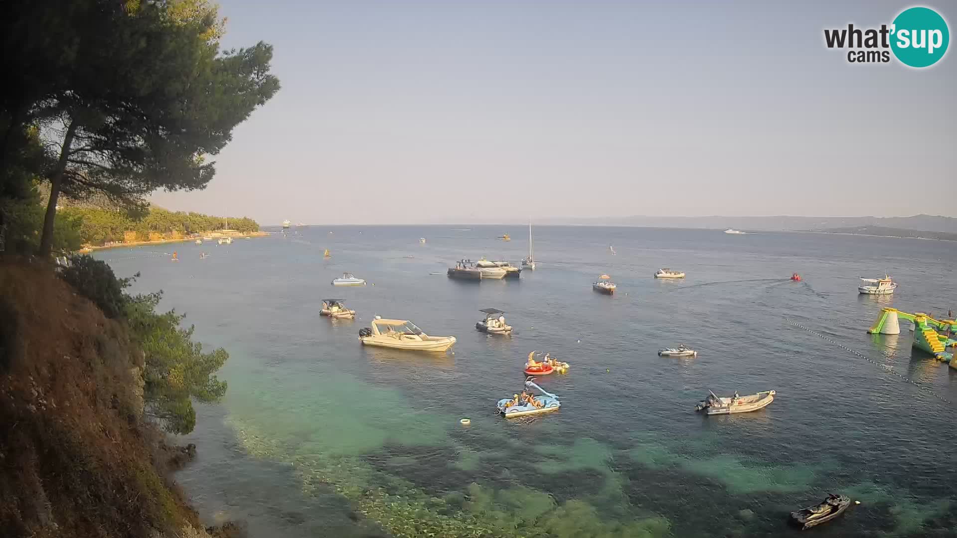 Webcam Potočine Beach Bol – Live View of Borak Beach, Brač Island