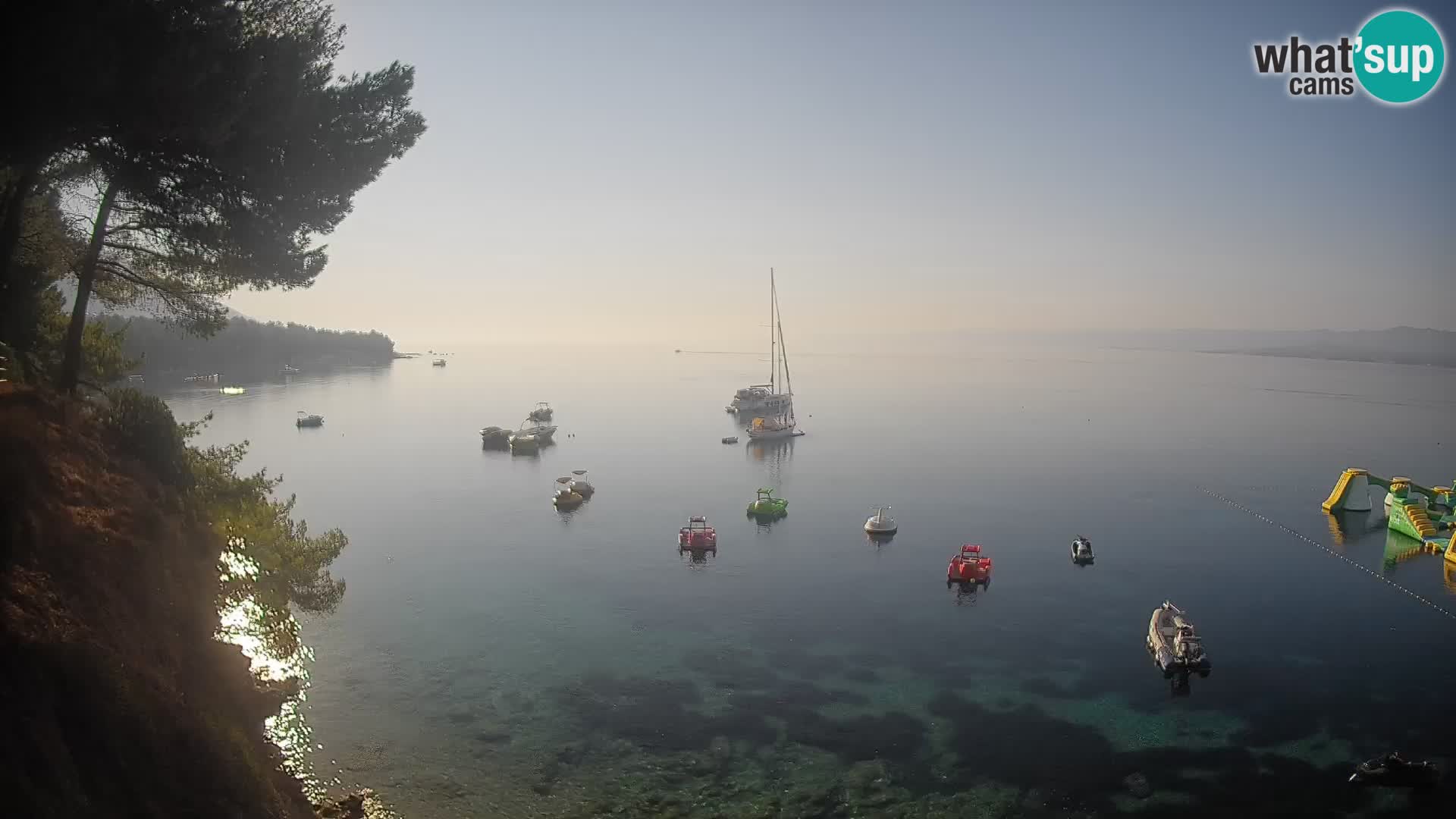Webcam Potočine Beach Bol – Live View of Borak Beach, Brač Island