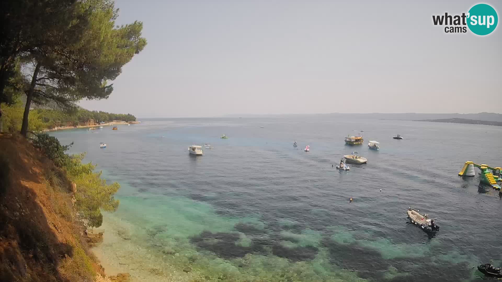 Webcam Strand Potočine Bol – Liveblick auf Borak Beach, Insel Brač