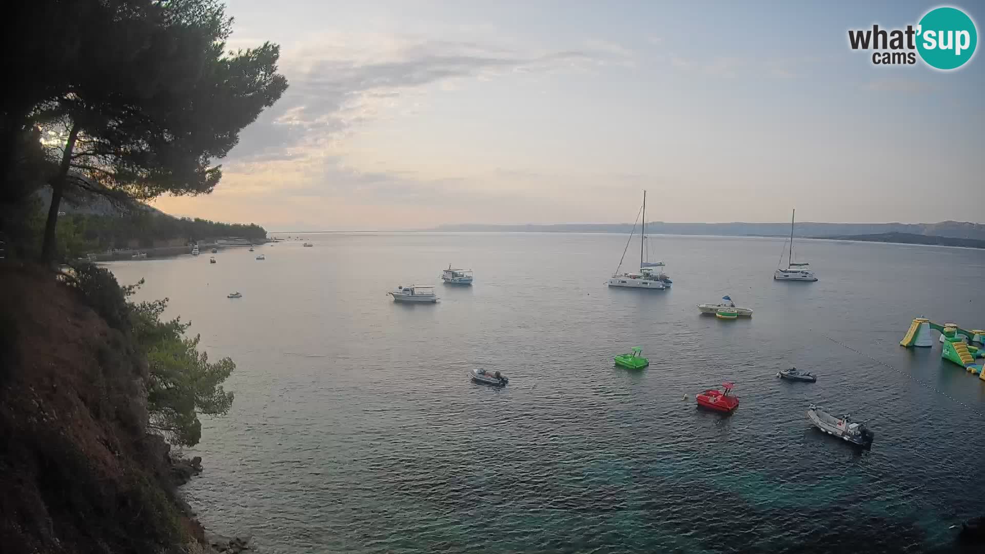 Webcam Playa Potočine Bol – Vista en vivo de Borak Beach, Isla de Brač