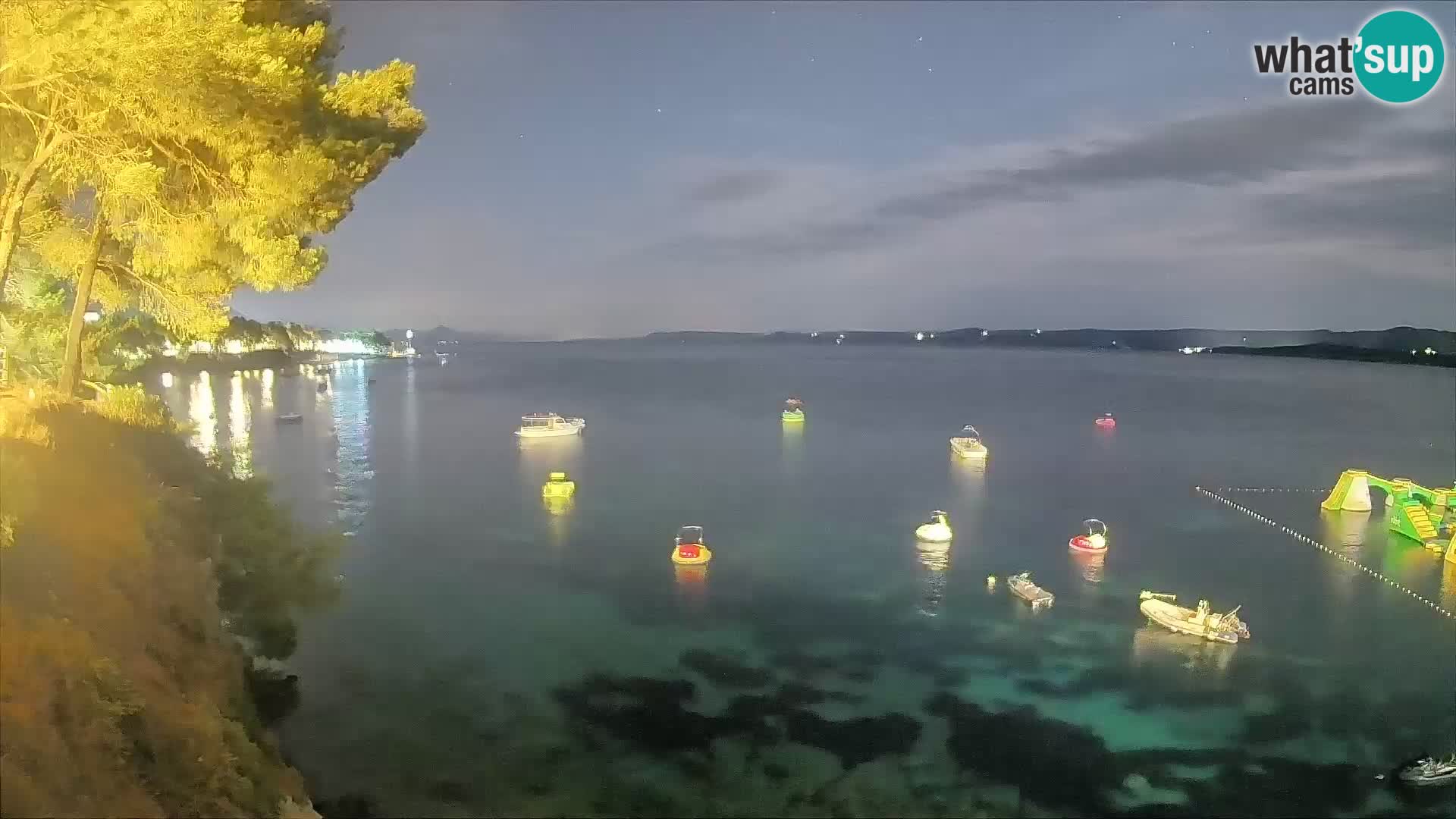 Webcam Potočine Beach Bol – Live View of Borak Beach, Brač Island