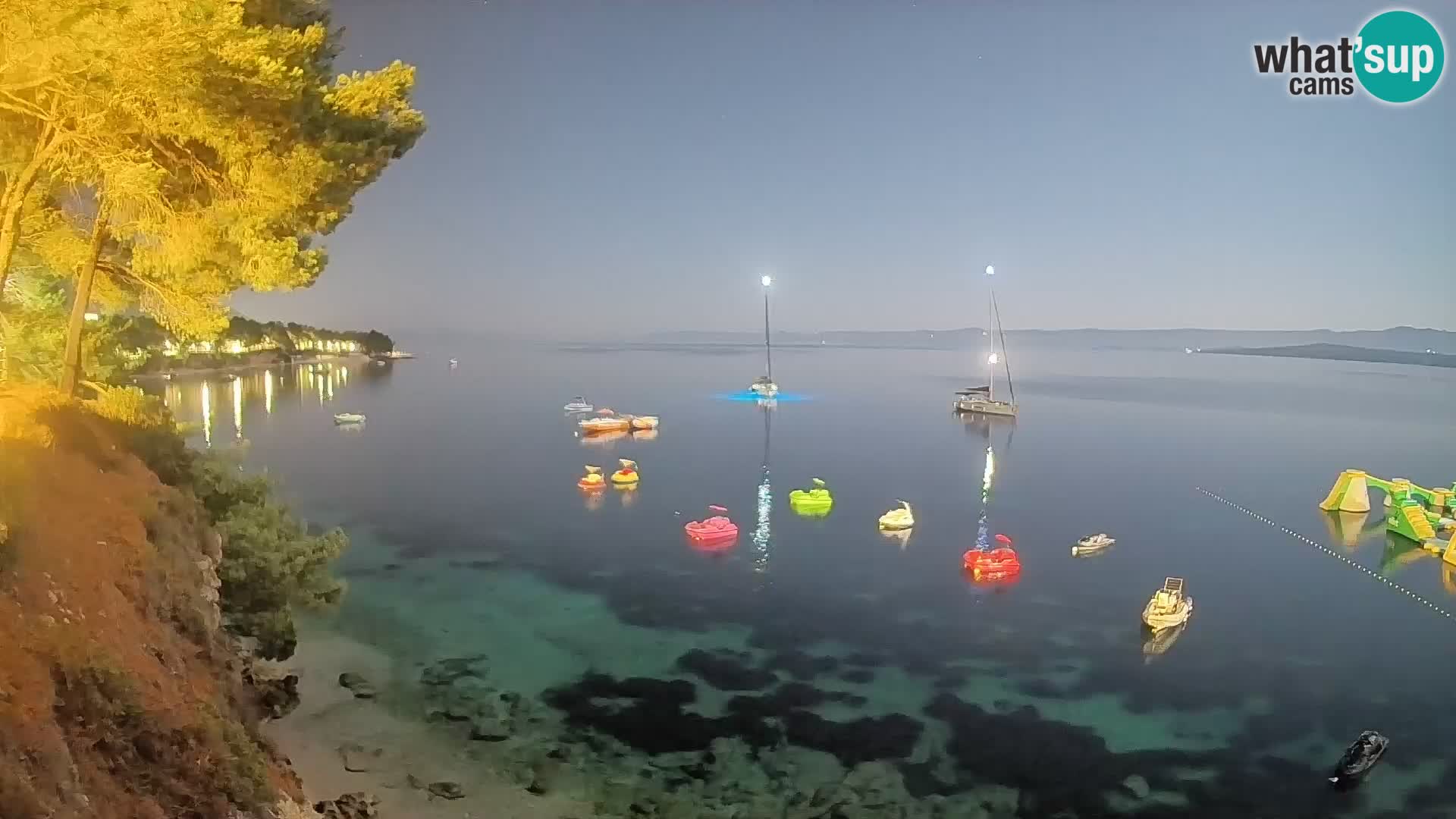 Webcam Potočine Beach Bol – Live View of Borak Beach, Brač Island