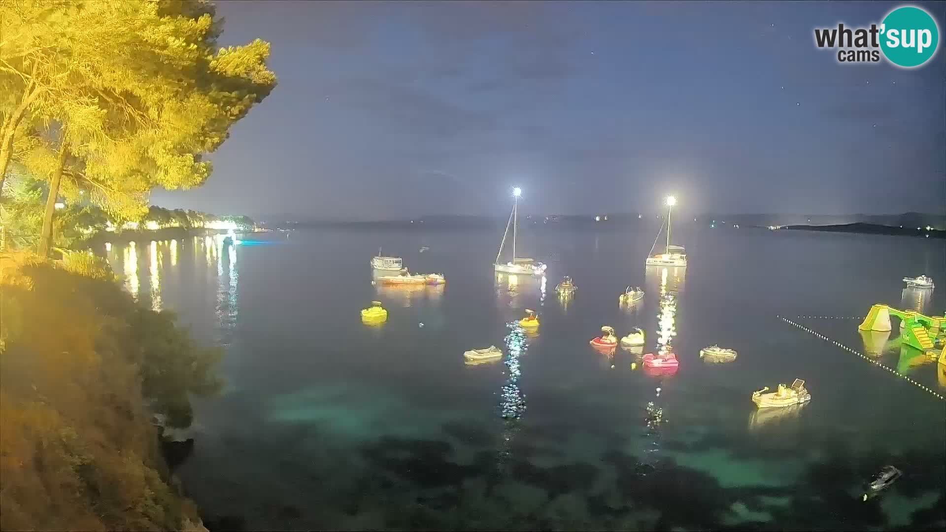 Webcam plage Potočine Bol – Vue en direct sur Borak Beach, île de Brač