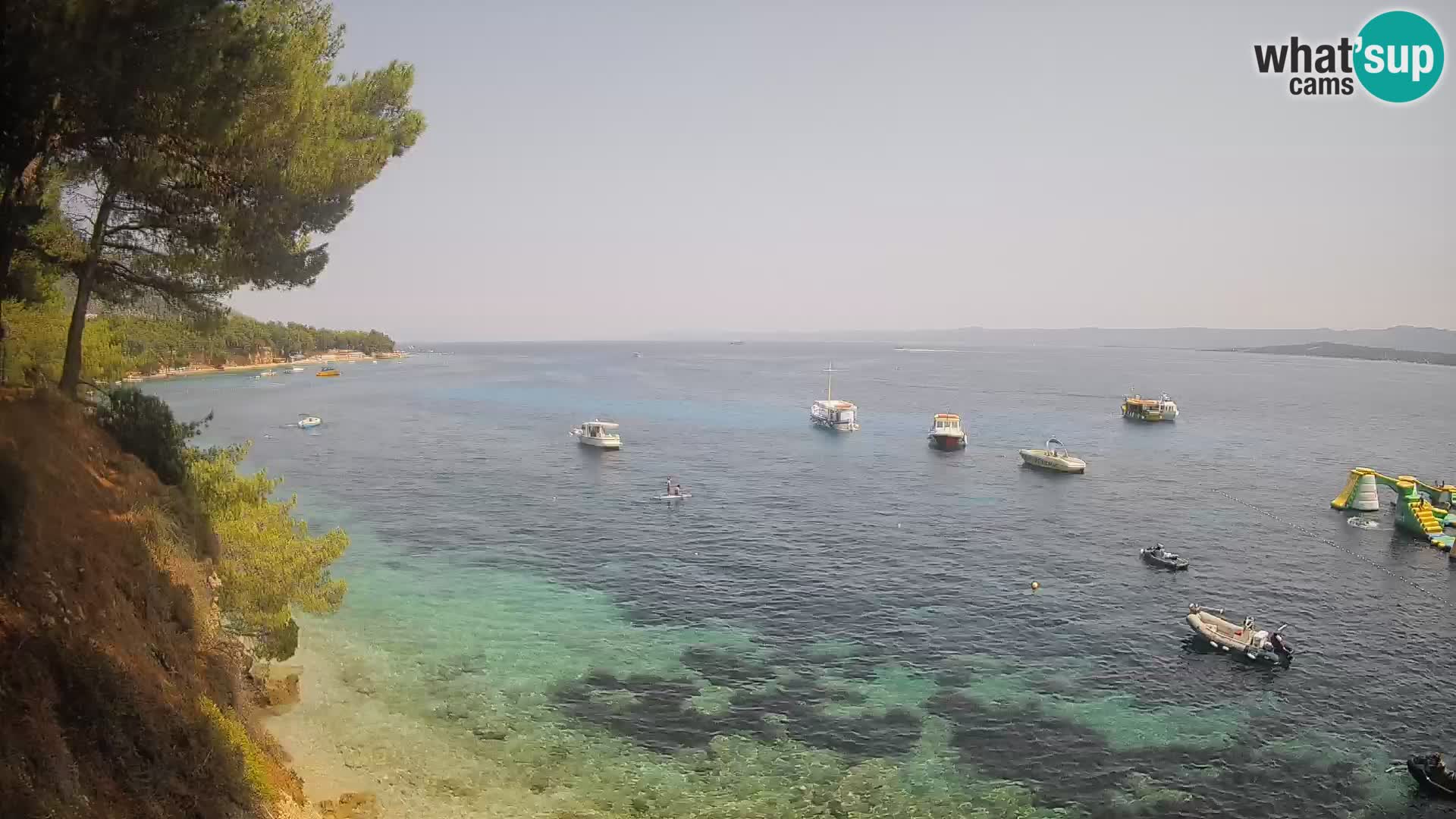 Webcam Potočine Beach Bol – Live View of Borak Beach, Brač Island