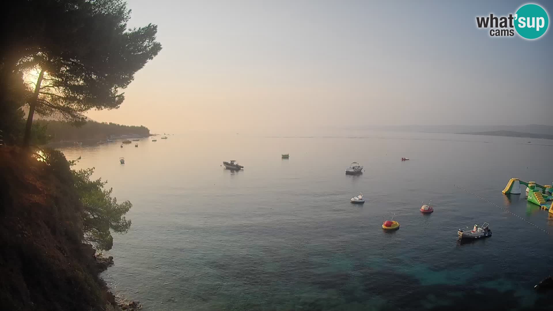 Webcam Playa Potočine Bol – Vista en vivo de Borak Beach, Isla de Brač