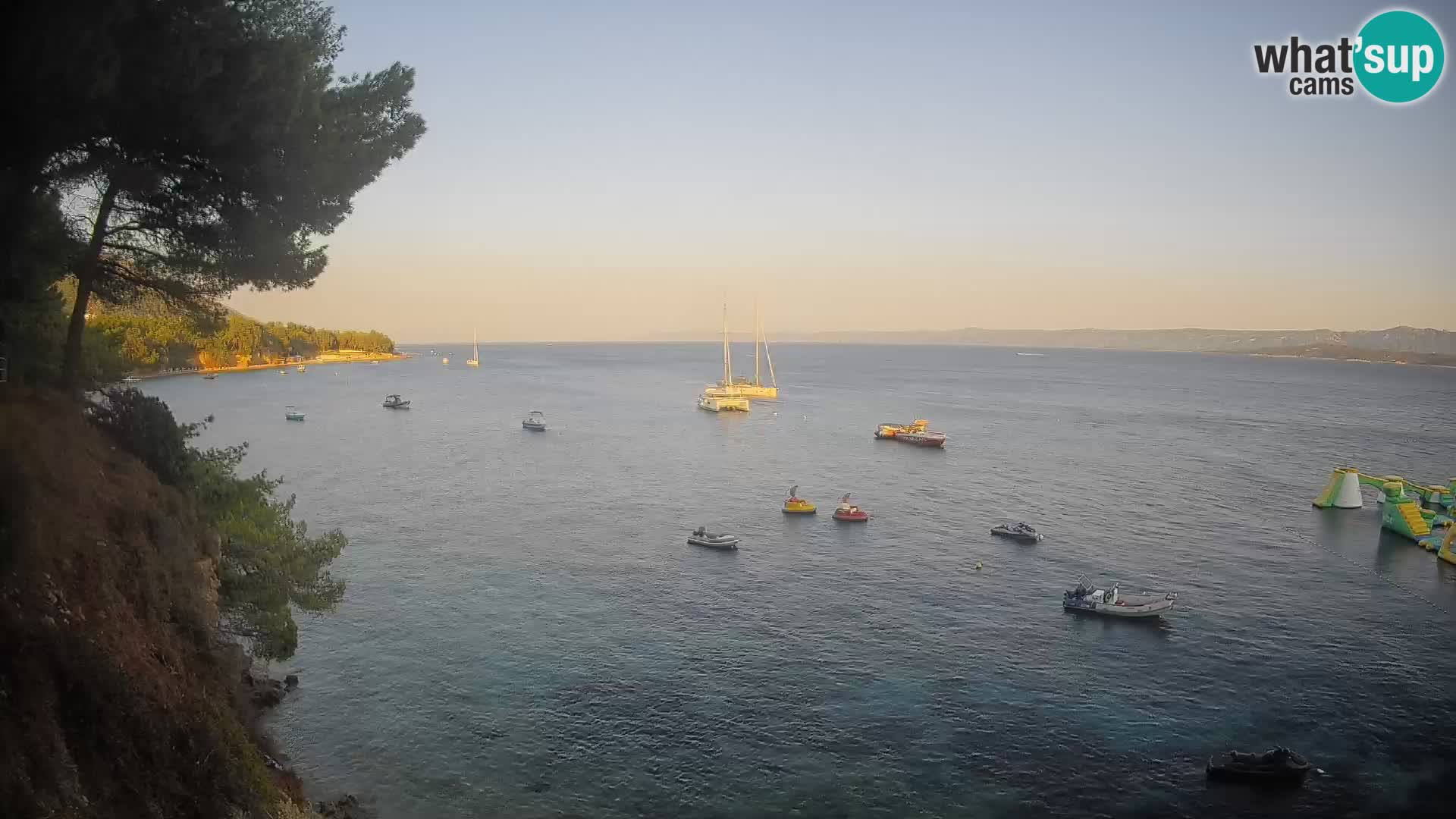 Webcam Potočine Beach Bol – Live View of Borak Beach, Brač Island