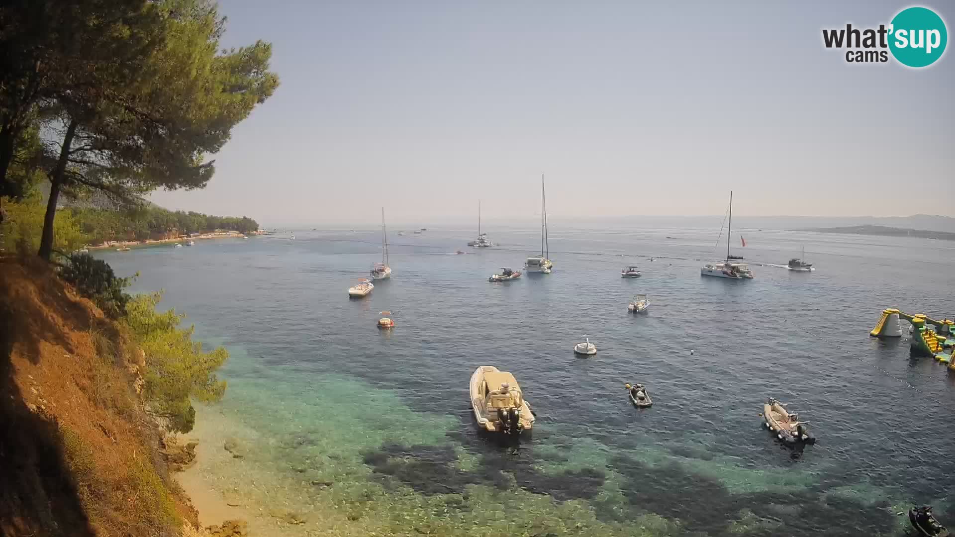 Webcam Playa Potočine Bol – Vista en vivo de Borak Beach, Isla de Brač