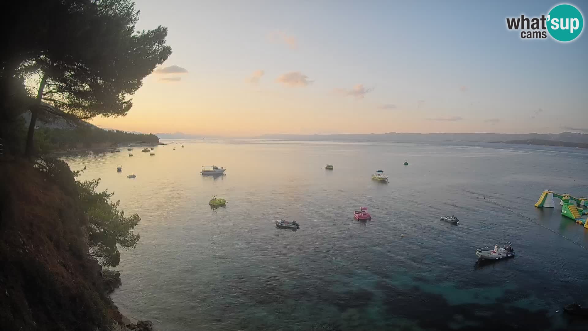Webcam Playa Potočine Bol – Vista en vivo de Borak Beach, Isla de Brač