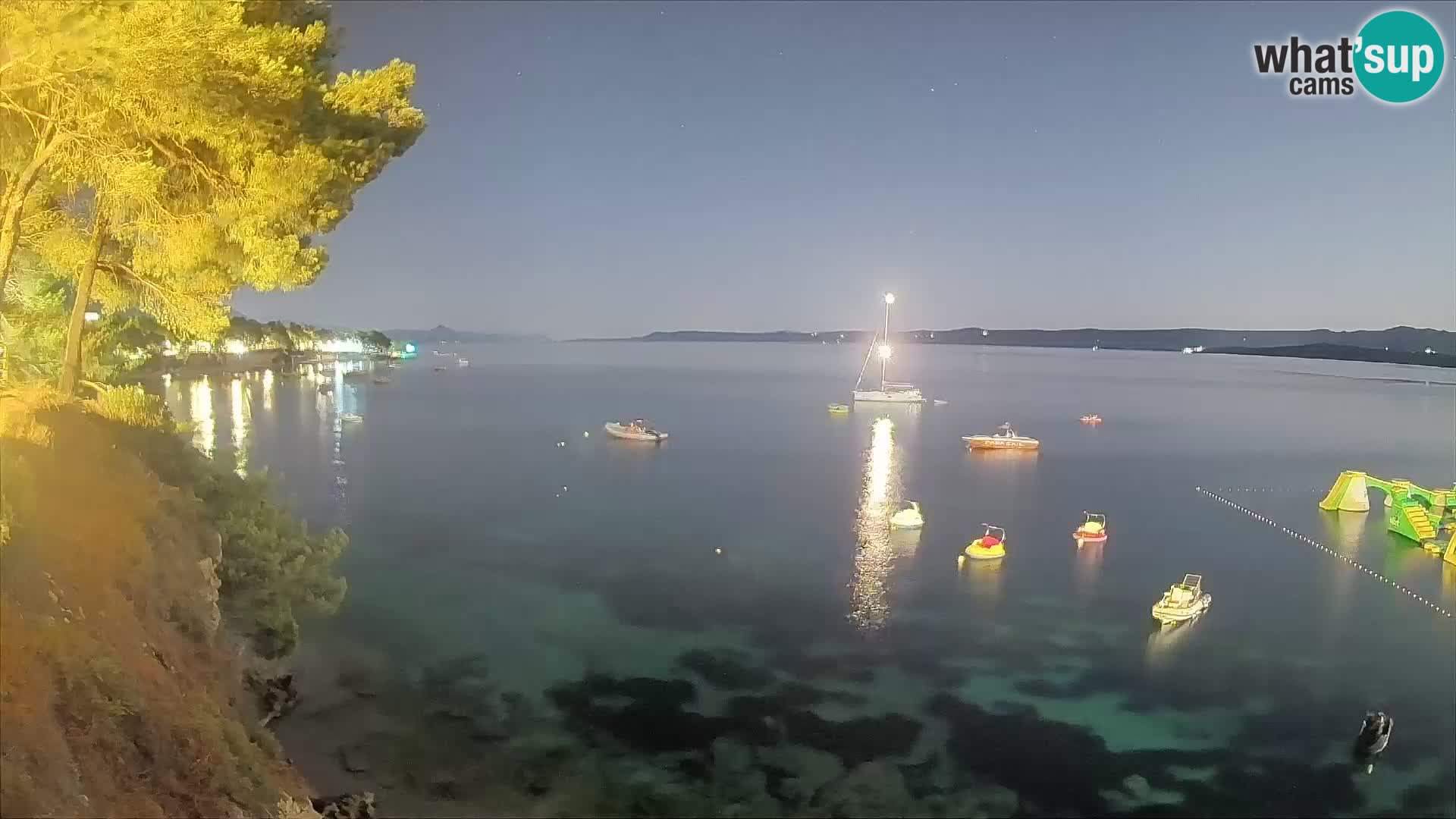 Webcam Playa Potočine Bol – Vista en vivo de Borak Beach, Isla de Brač