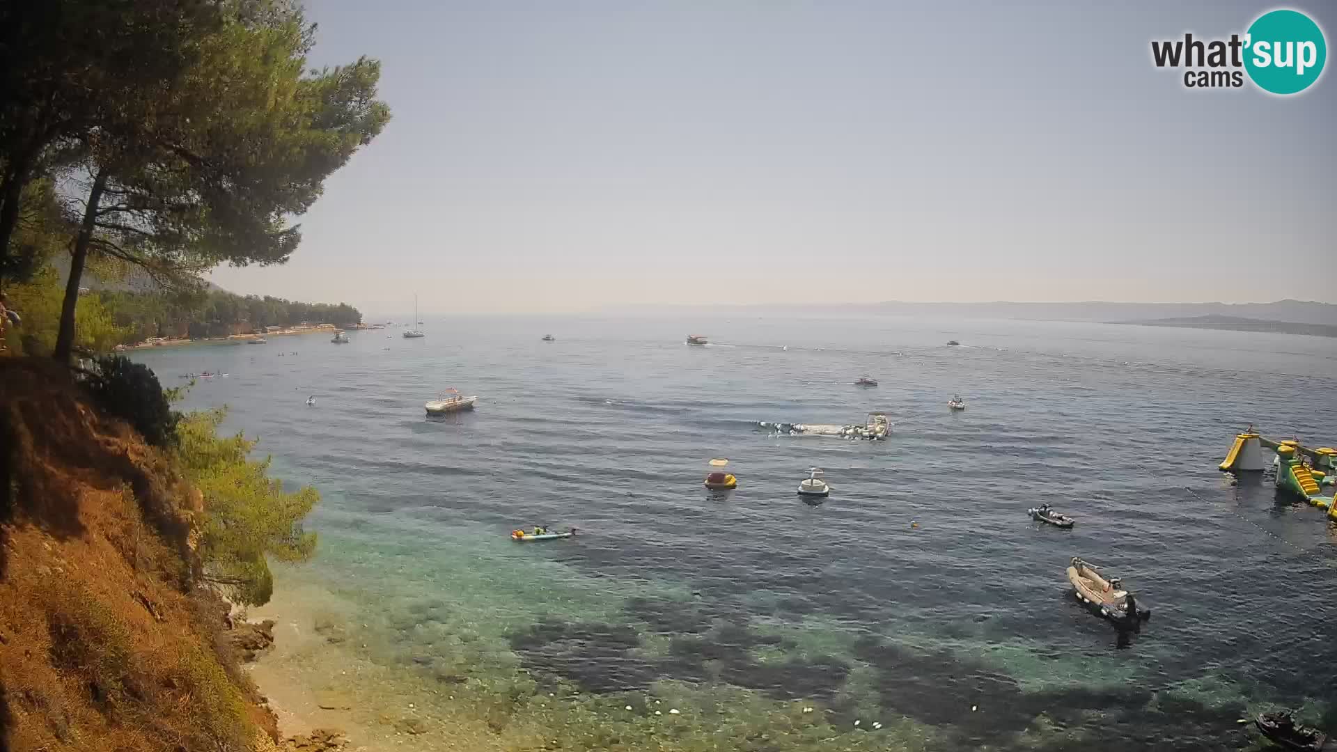 Webcam plage Potočine Bol – Vue en direct sur Borak Beach, île de Brač
