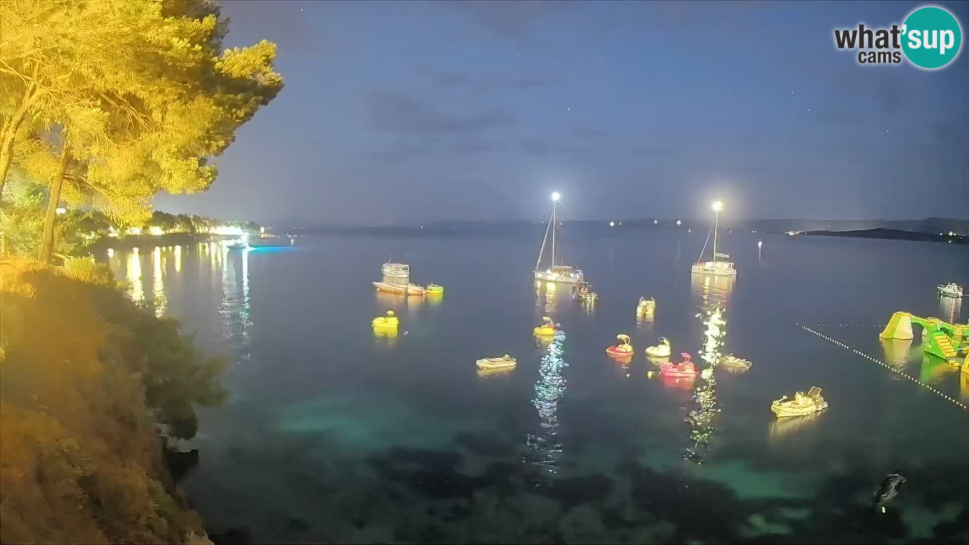 Webcam Strand Potočine Bol – Liveblick auf Borak Beach, Insel Brač
