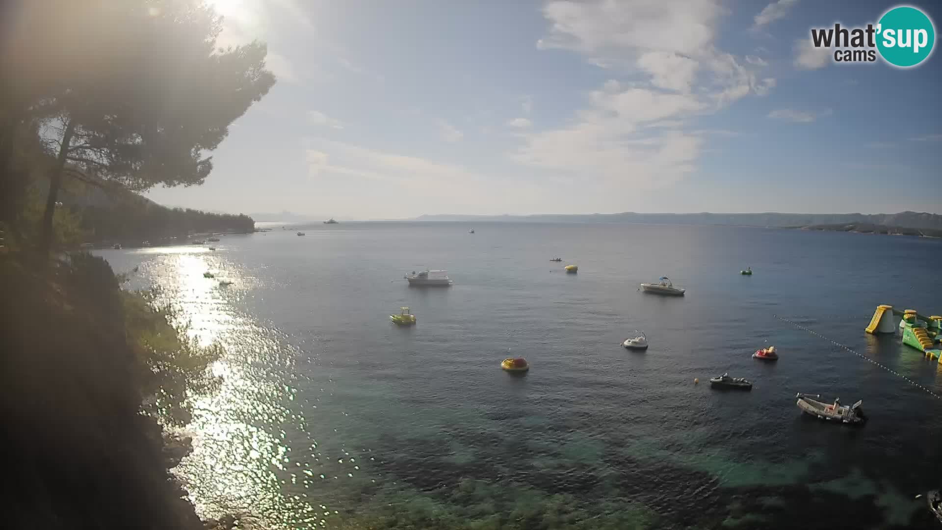 Webcam Potočine Beach Bol – Live View of Borak Beach, Brač Island
