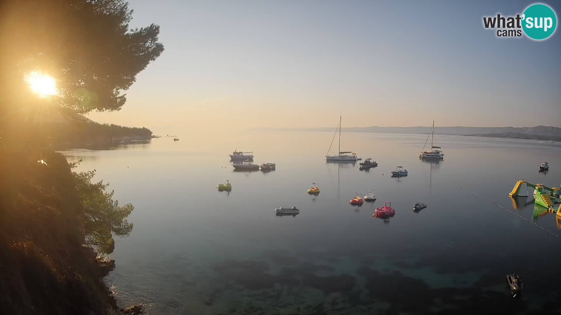Web kamera Potočine Bol – Pogled uživo na plažu Borak, otok Brač