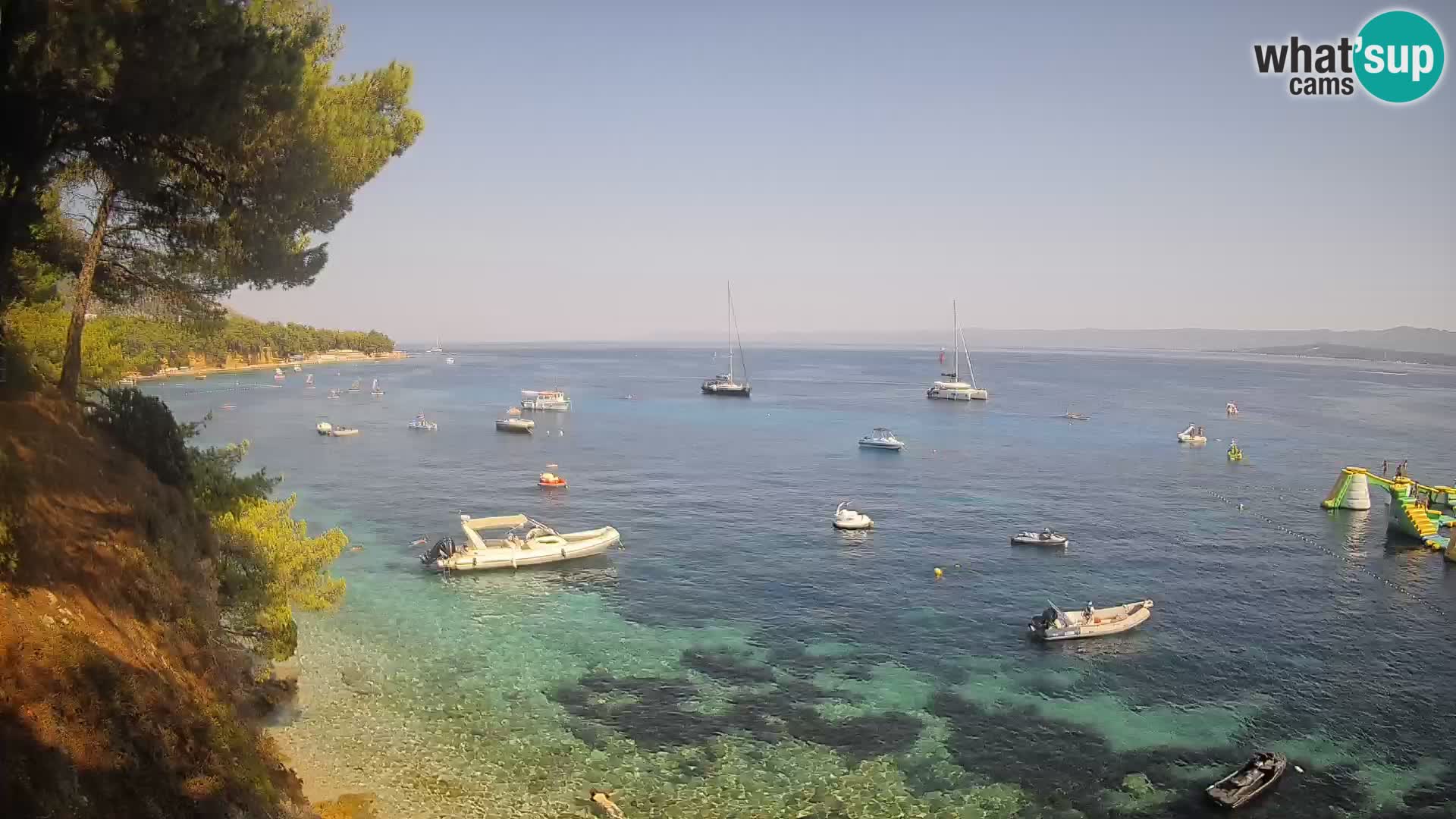 Webcam Strand Potočine Bol – Liveblick auf Borak Beach, Insel Brač