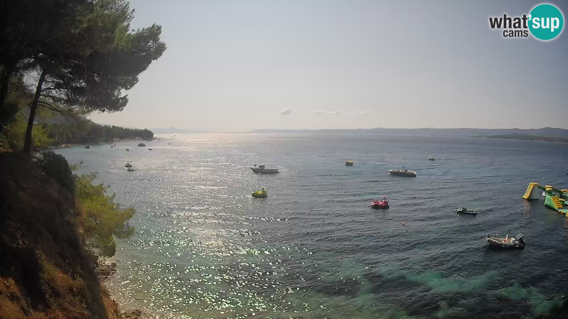 Webcam Strand Potočine Bol – Liveblick auf Borak Beach, Insel Brač