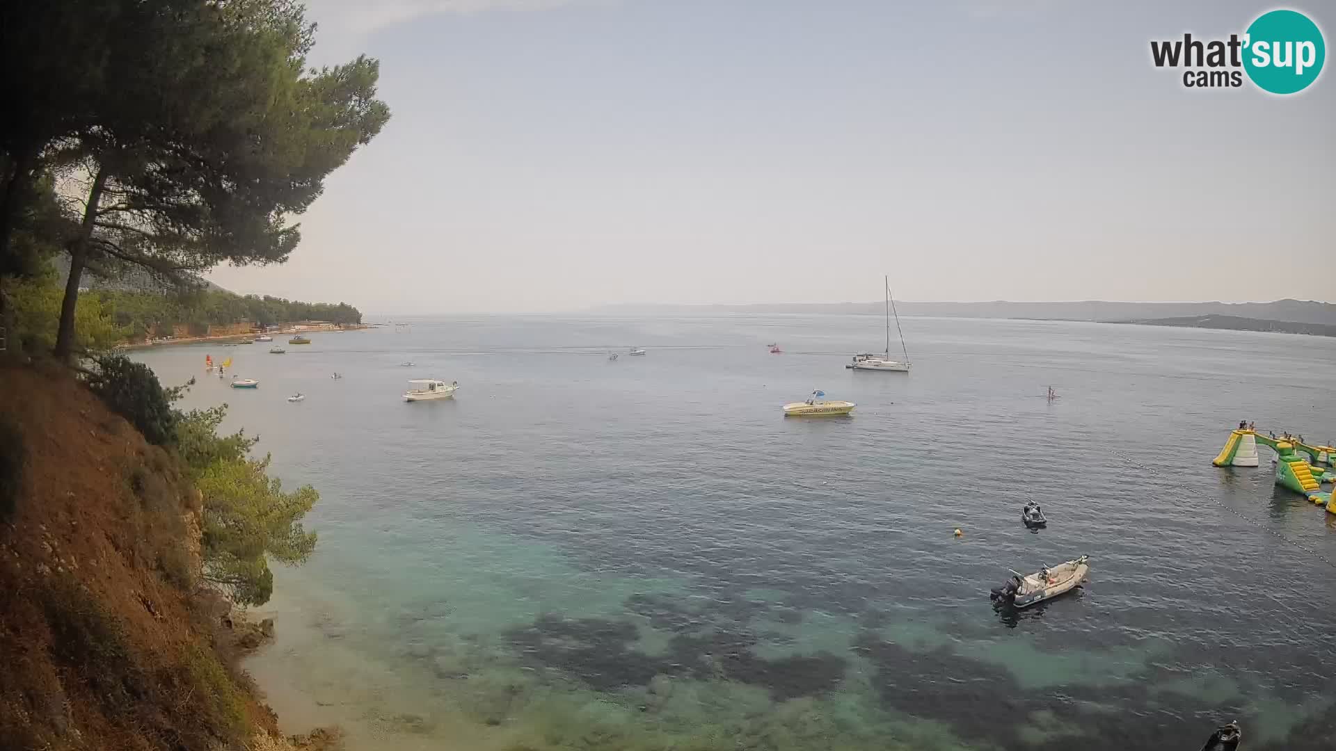 Webcam Playa Potočine Bol – Vista en vivo de Borak Beach, Isla de Brač