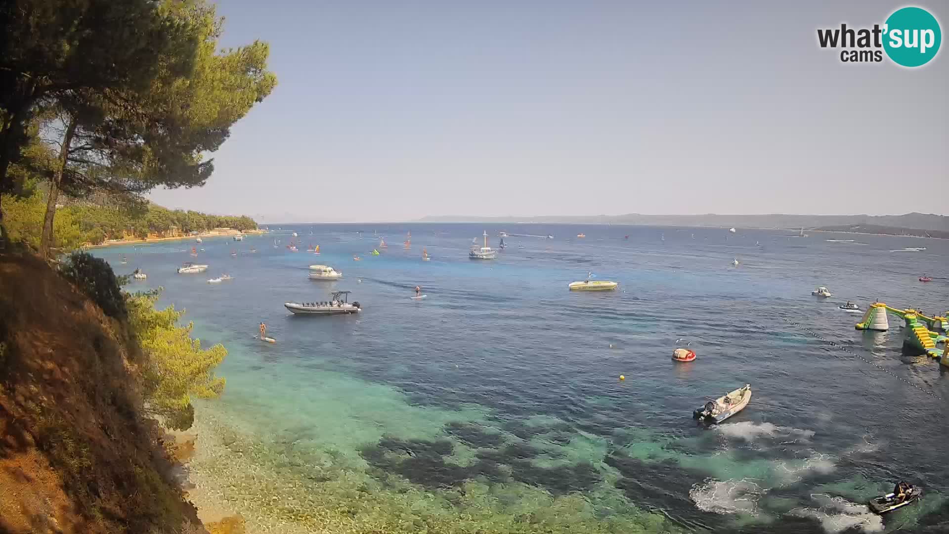 Webcam Potočine Beach Bol – Live View of Borak Beach, Brač Island