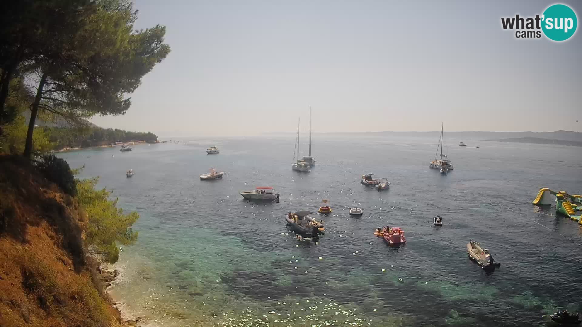 Webcam Strand Potočine Bol – Liveblick auf Borak Beach, Insel Brač