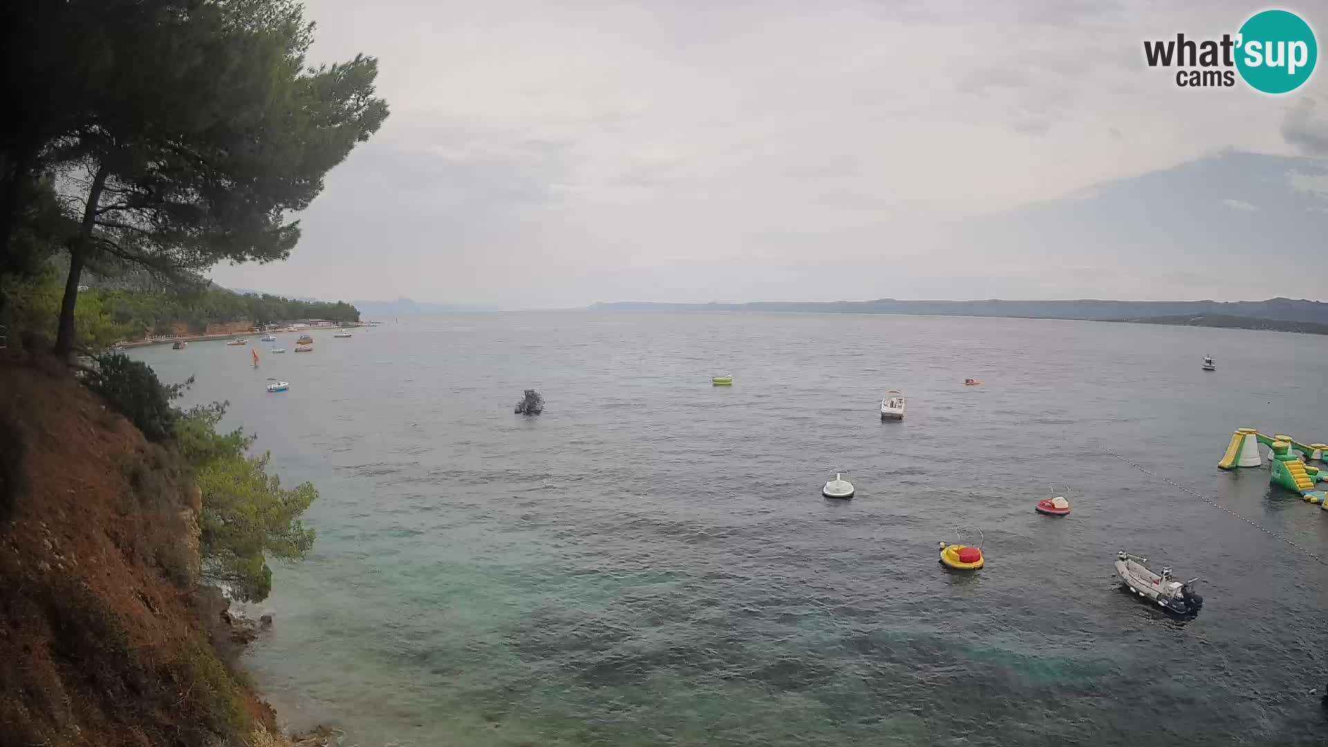 Webcam Strand Potočine Bol – Liveblick auf Borak Beach, Insel Brač
