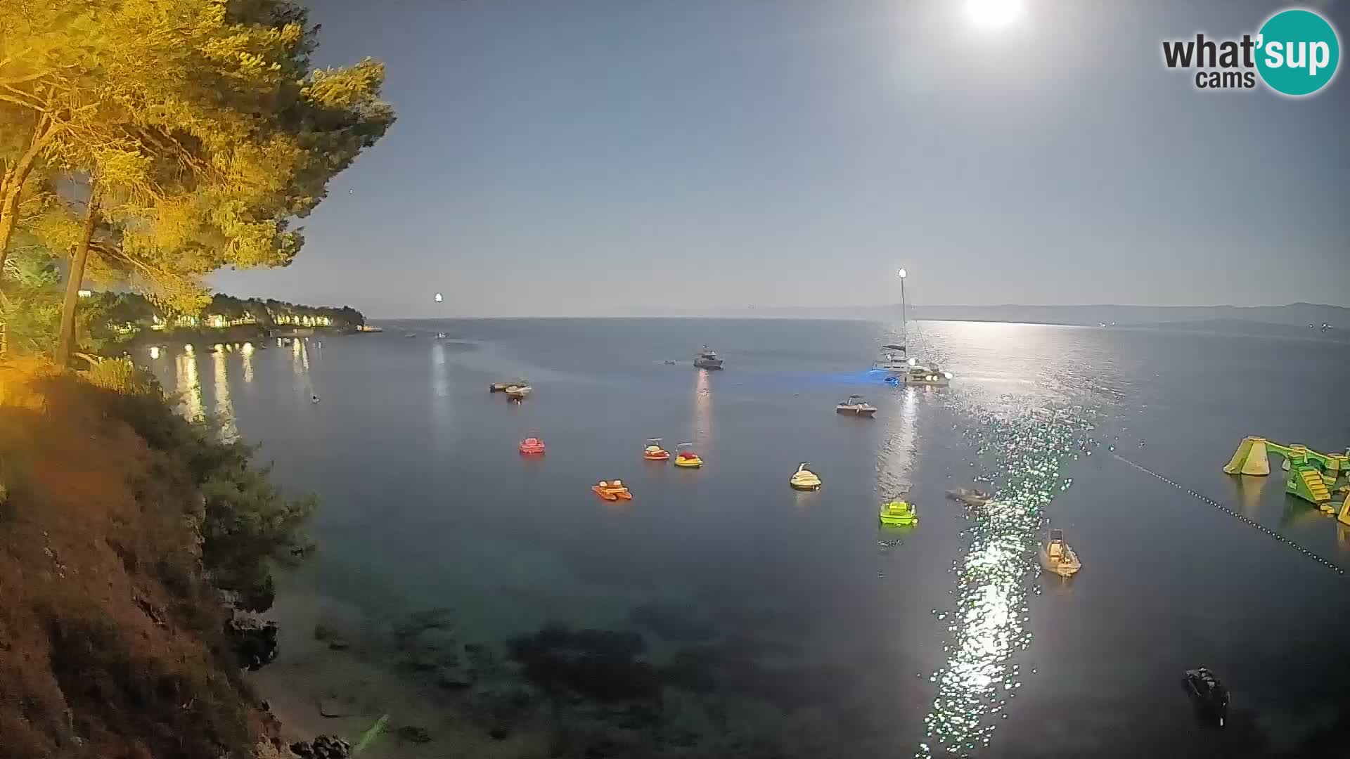 Webcam Potočine Beach Bol – Live View of Borak Beach, Brač Island