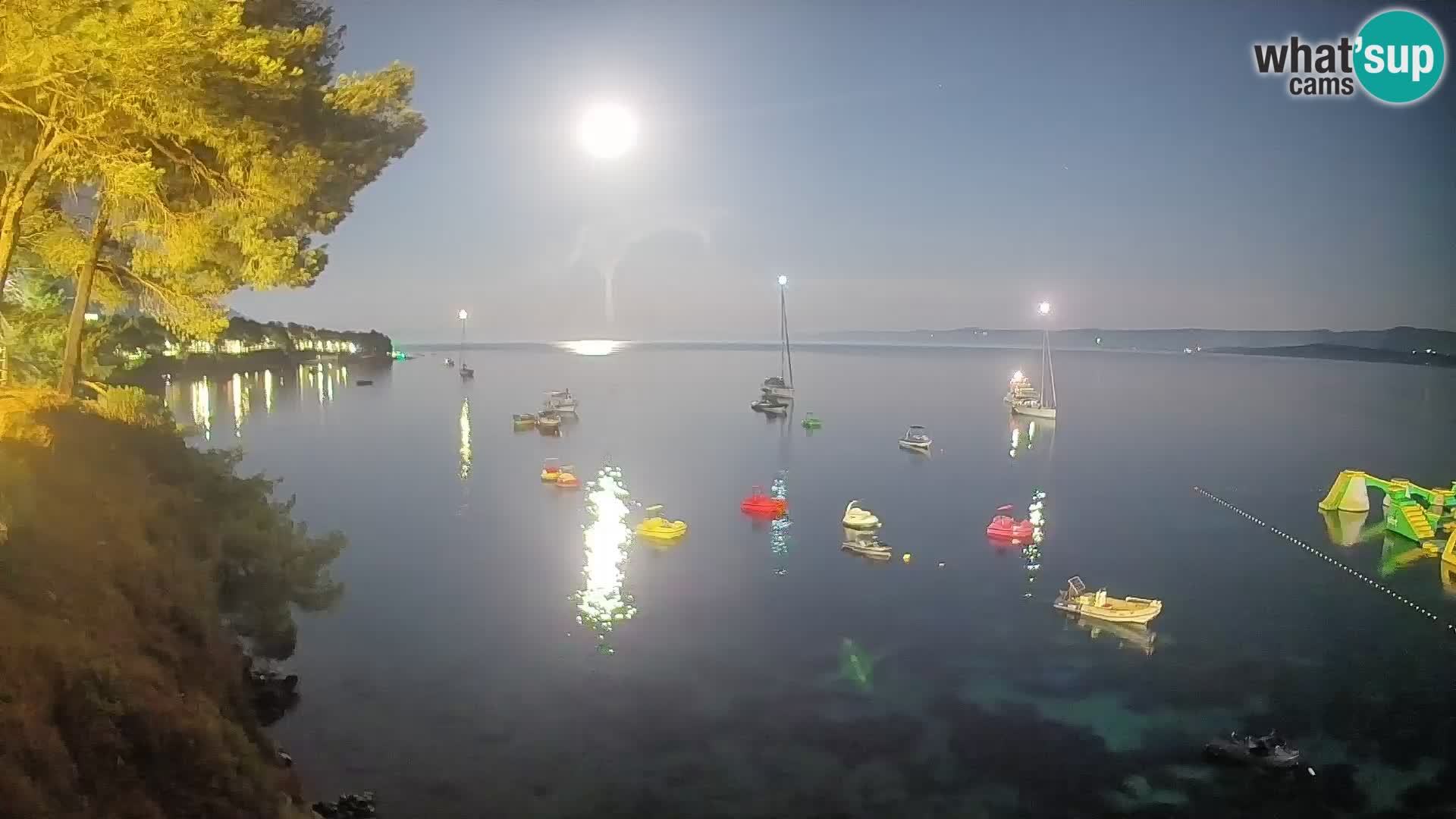 Webcam Strand Potočine Bol – Liveblick auf Borak Beach, Insel Brač