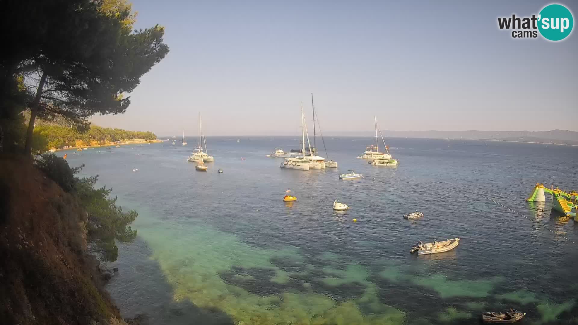Webcam Potočine Beach Bol – Live View of Borak Beach, Brač Island