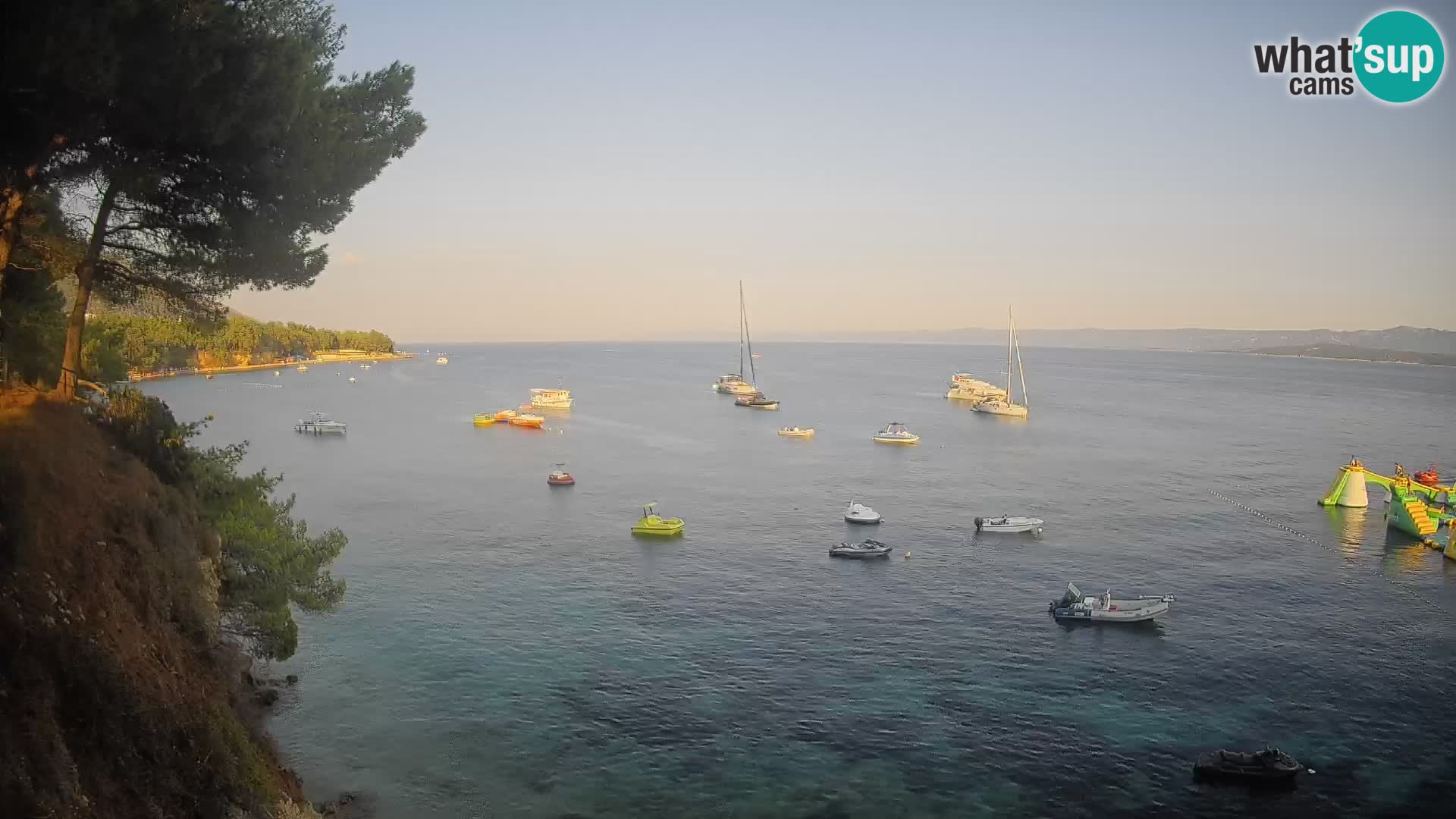 Webcam Strand Potočine Bol – Liveblick auf Borak Beach, Insel Brač
