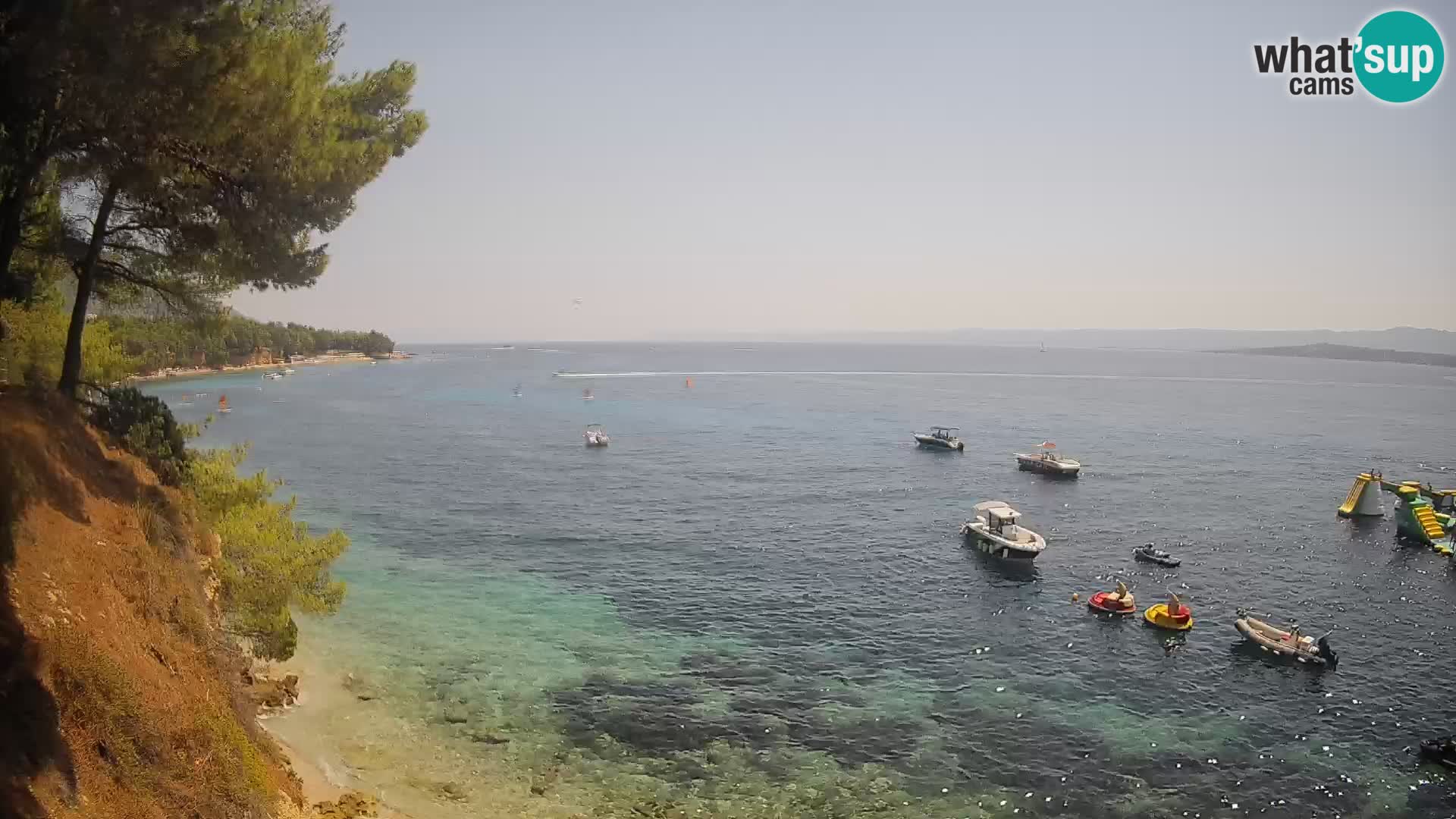 Webcam Playa Potočine Bol – Vista en vivo de Borak Beach, Isla de Brač