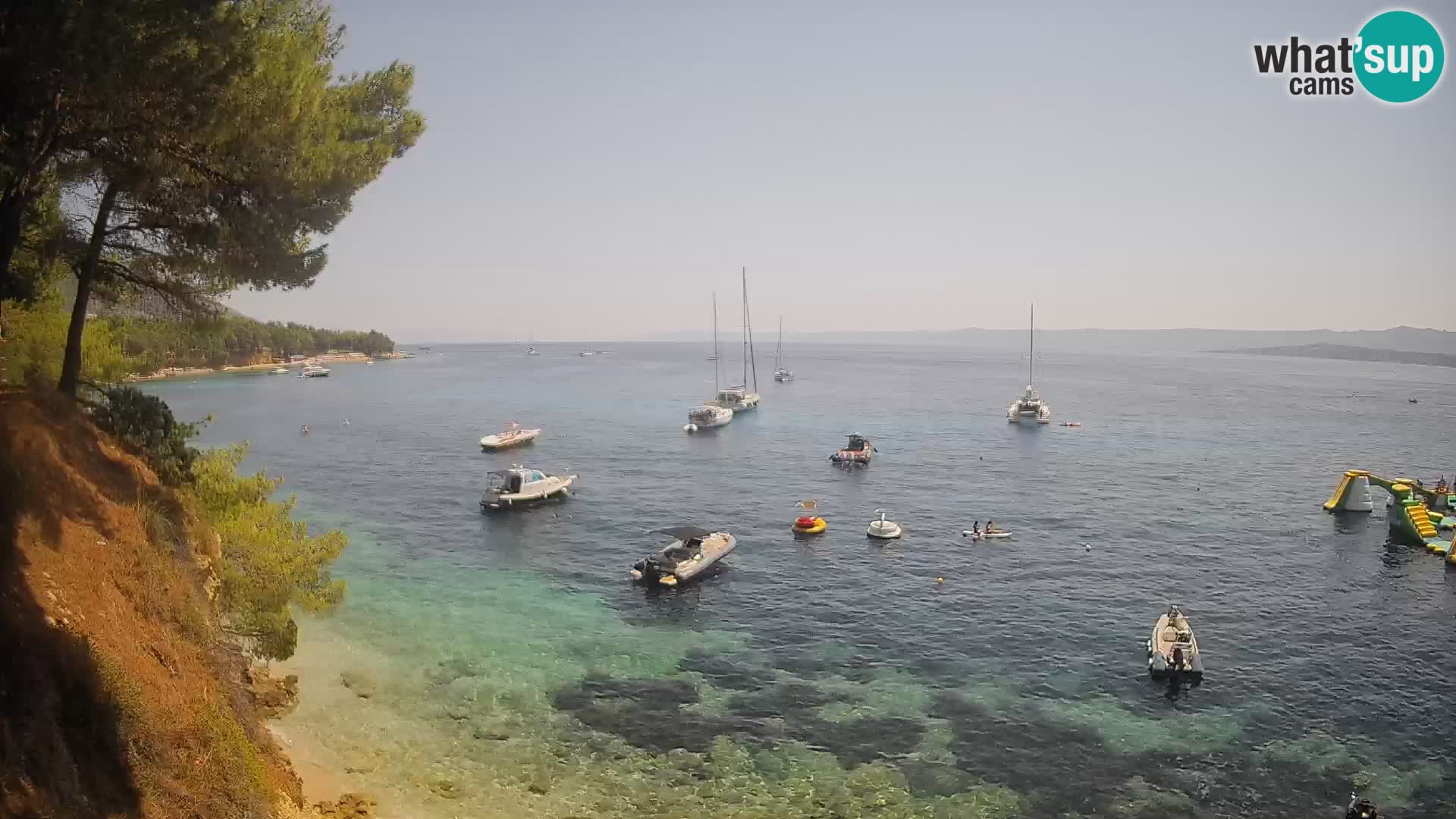 Webcam Strand Potočine Bol – Liveblick auf Borak Beach, Insel Brač