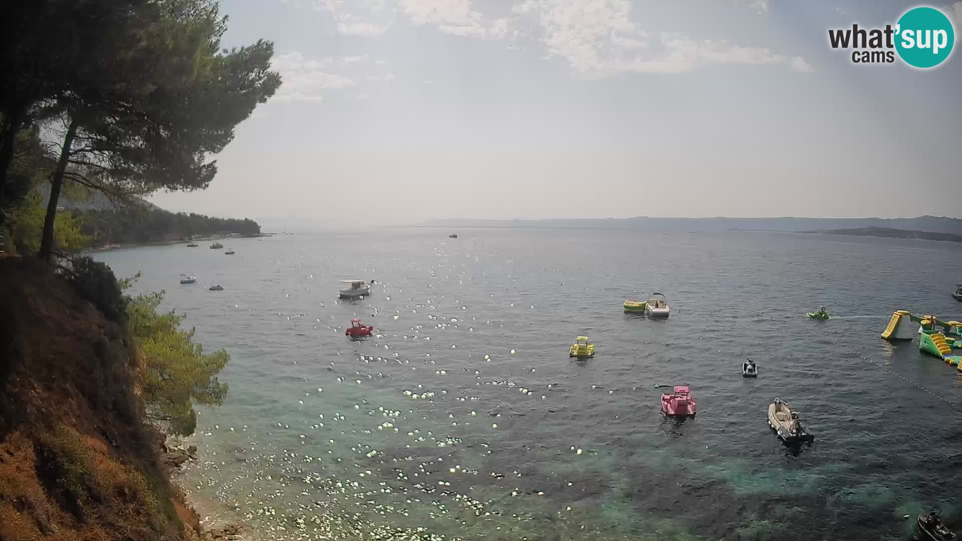 Webcam Strand Potočine Bol – Liveblick auf Borak Beach, Insel Brač