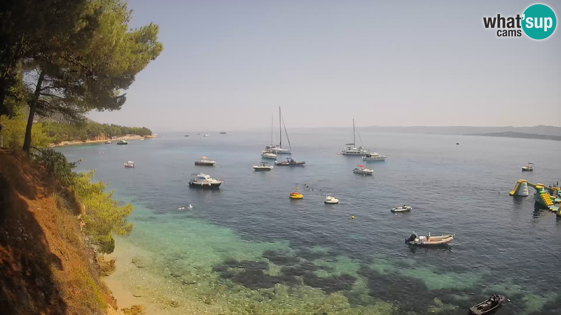 Webcam Potočine Beach Bol – Live View of Borak Beach, Brač Island