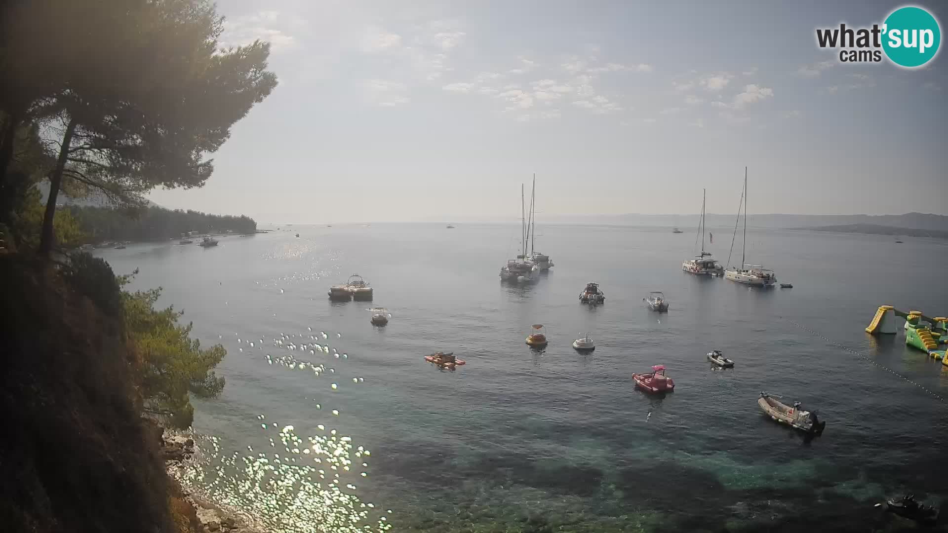 Webcam Potočine Beach Bol – Live View of Borak Beach, Brač Island