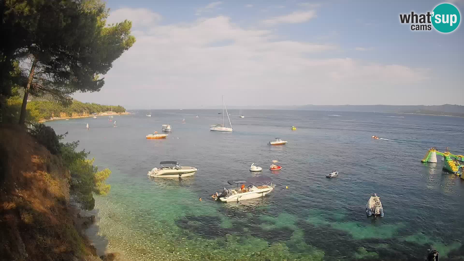 Webcam Playa Potočine Bol – Vista en vivo de Borak Beach, Isla de Brač