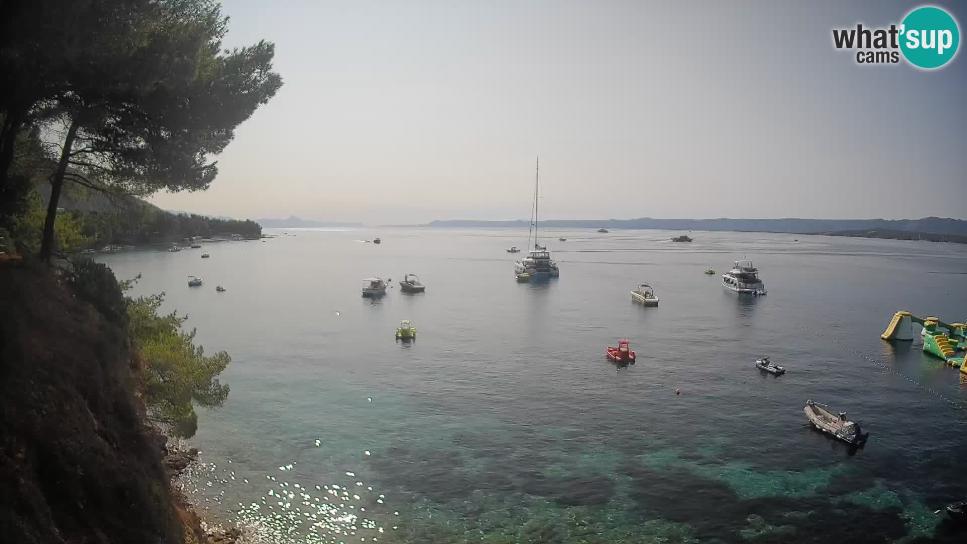 Webcam plage Potočine Bol – Vue en direct sur Borak Beach, île de Brač