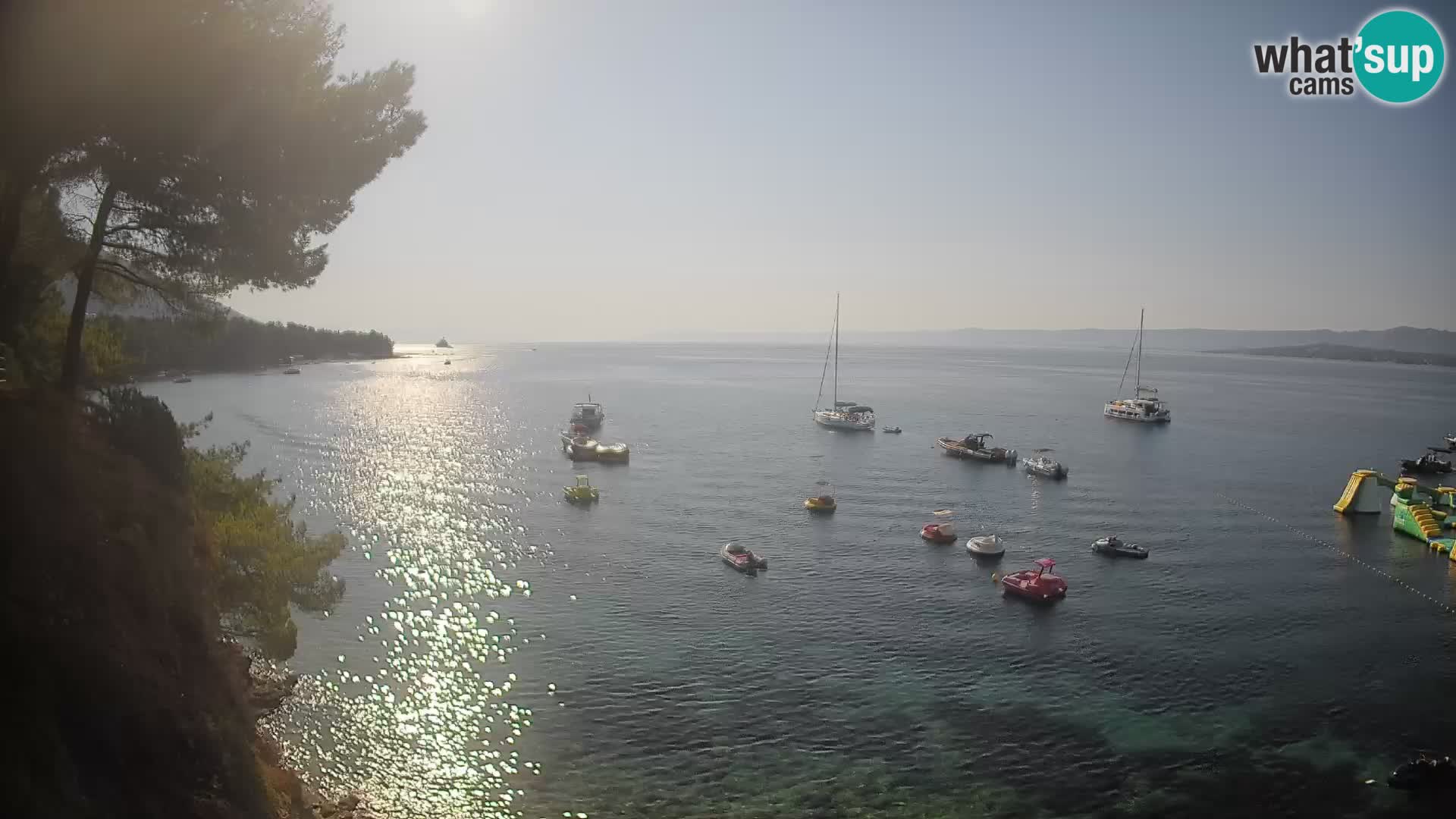 Webcam Potočine Beach Bol – Live View of Borak Beach, Brač Island