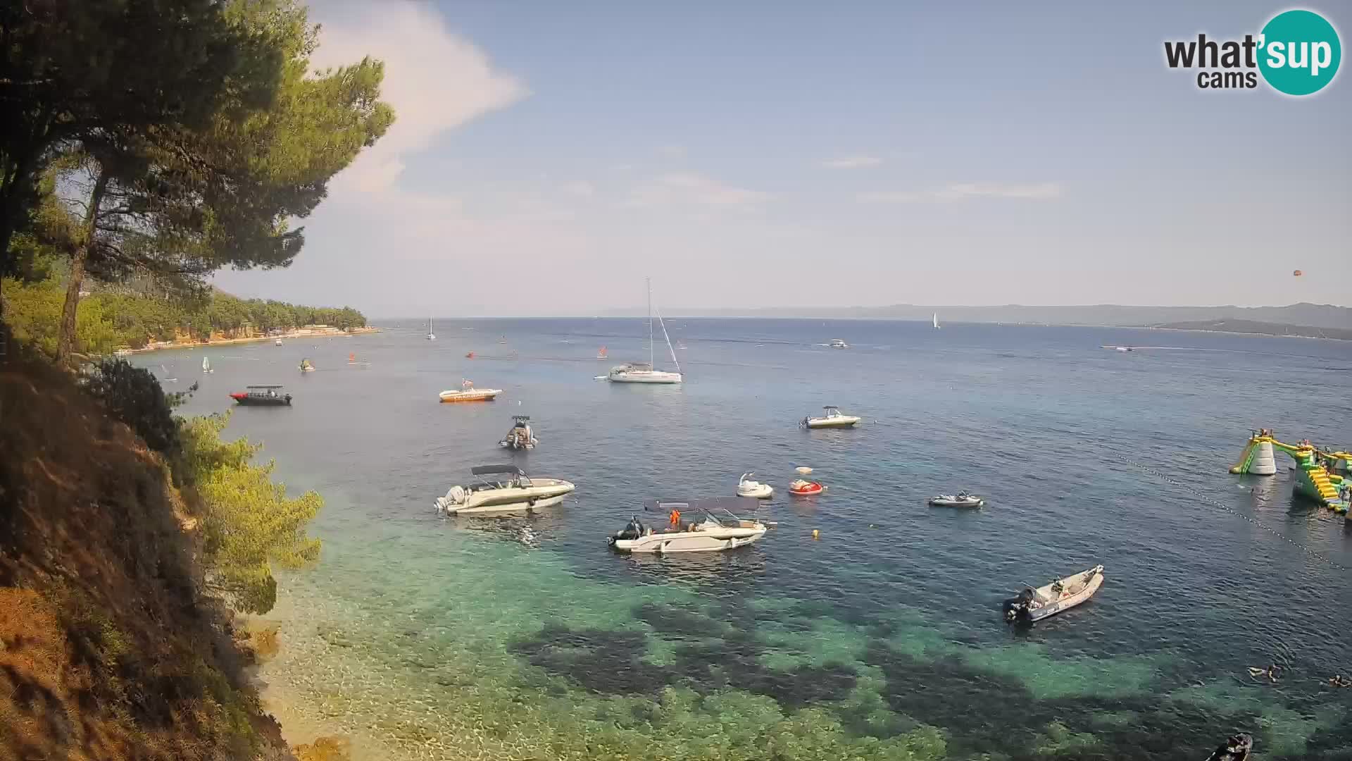 Webcam Potočine Beach Bol – Live View of Borak Beach, Brač Island