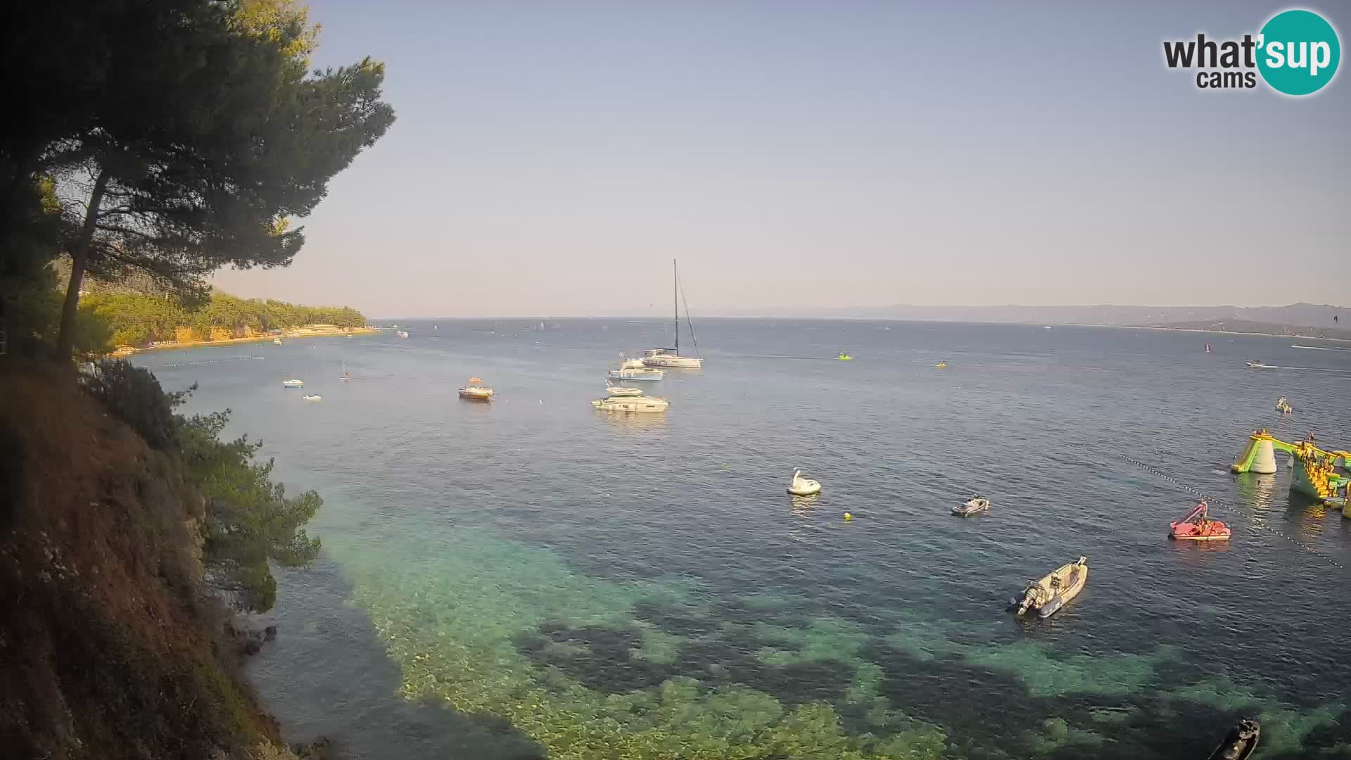 Webcam Potočine Beach Bol – Live View of Borak Beach, Brač Island