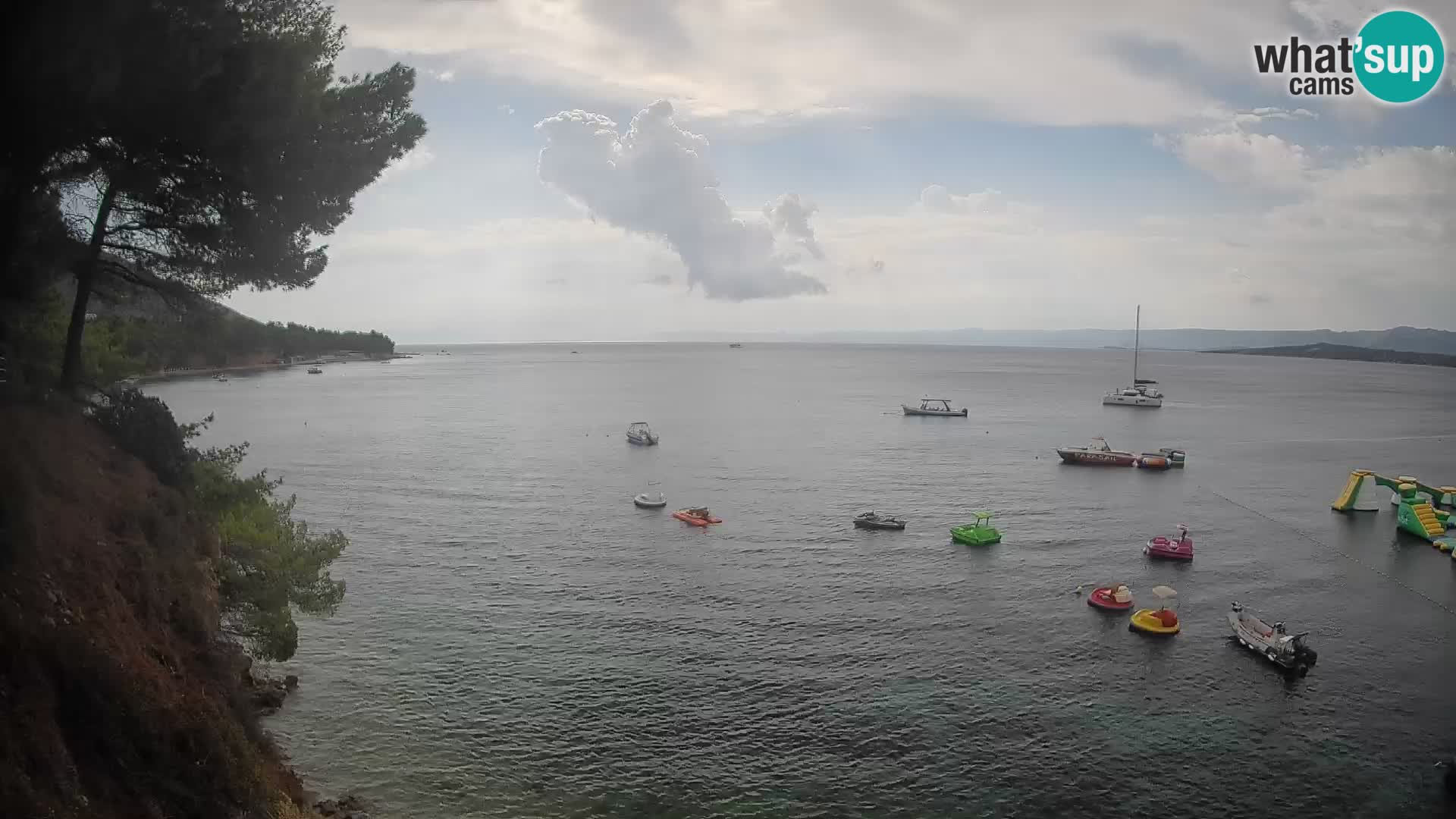 Webcam Playa Potočine Bol – Vista en vivo de Borak Beach, Isla de Brač