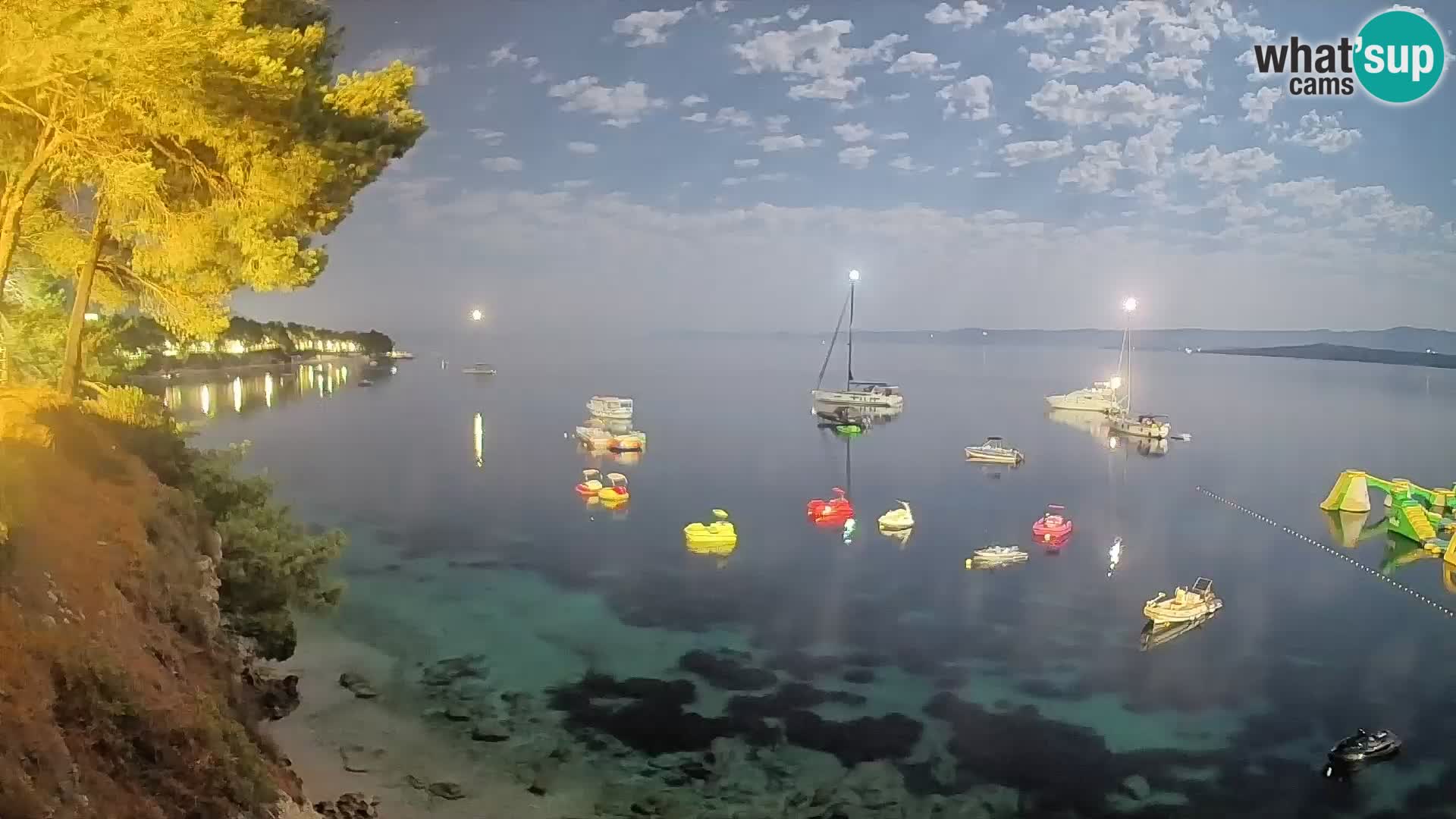 Webcam Potočine Beach Bol – Live View of Borak Beach, Brač Island