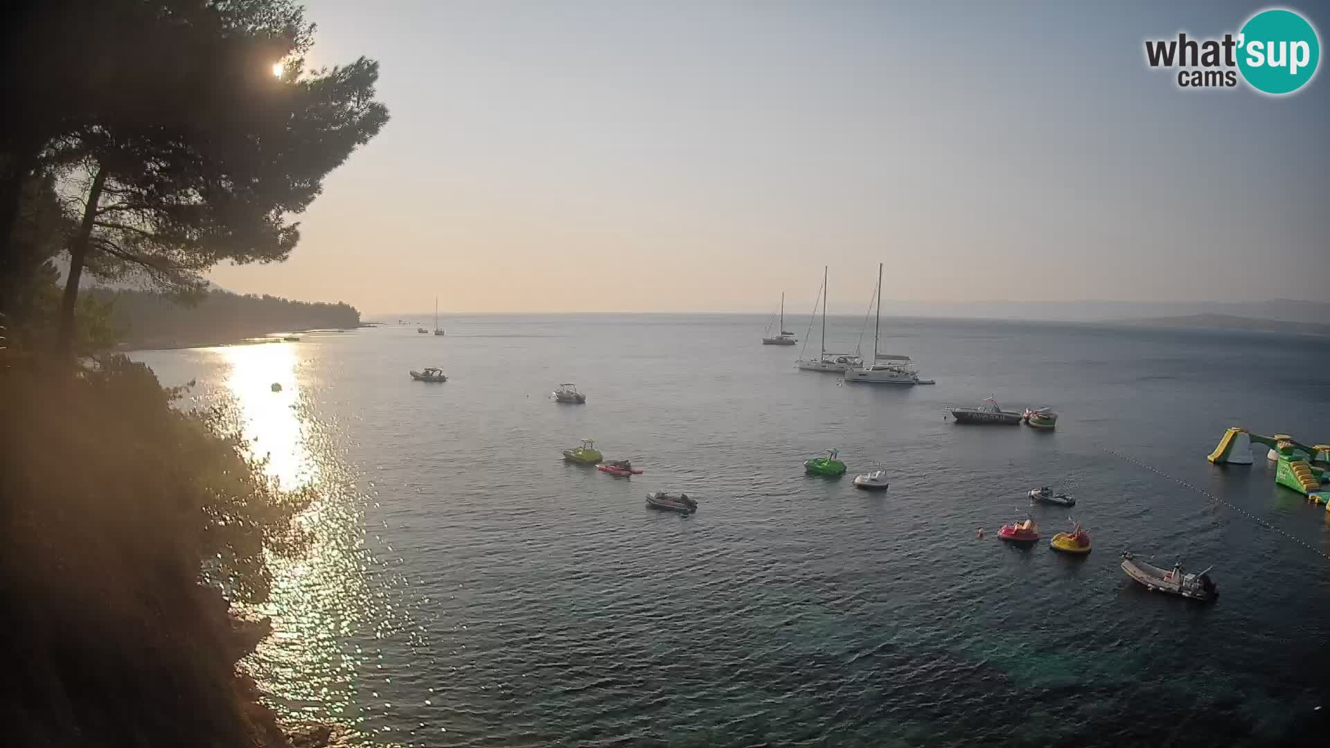 Webcam plage Potočine Bol – Vue en direct sur Borak Beach, île de Brač